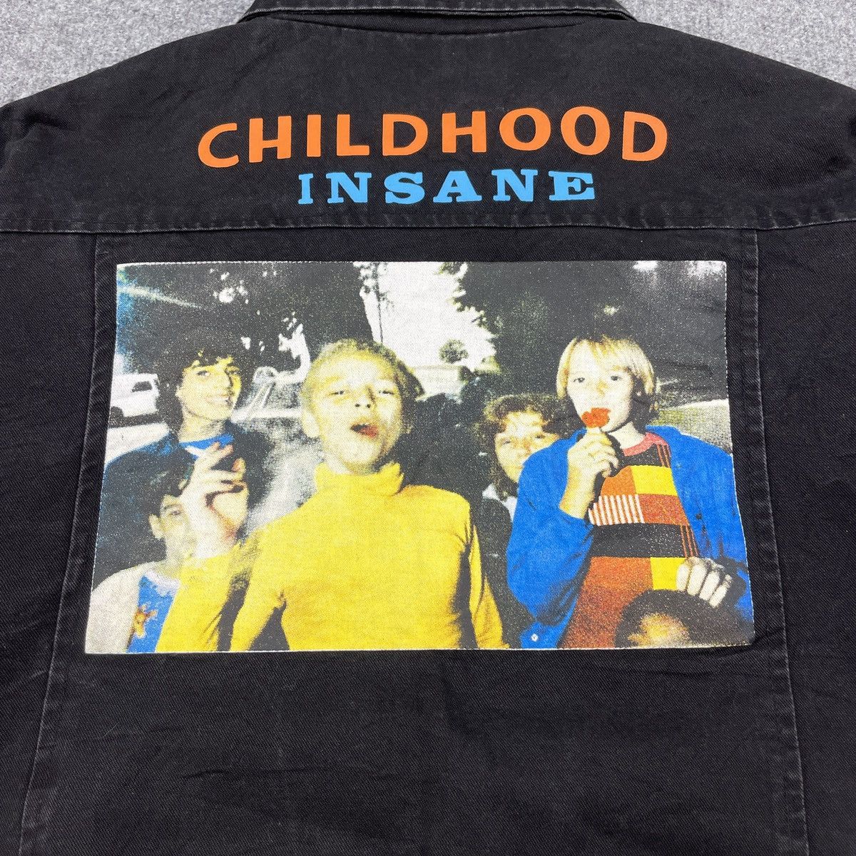 Japanese Brand × Vintage Vintage 90s Childhood Insane Denim Jacket Size US S / EU 44-46 / 1 - 4 Thumbnail