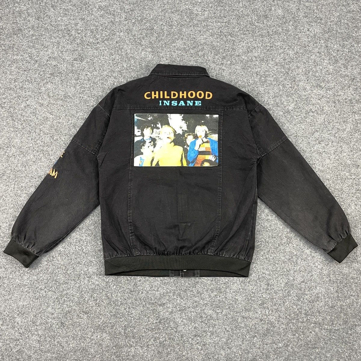 Japanese Brand × Vintage Vintage 90s Childhood Insane Denim Jacket Size US S / EU 44-46 / 1 - 1 Thumbnail