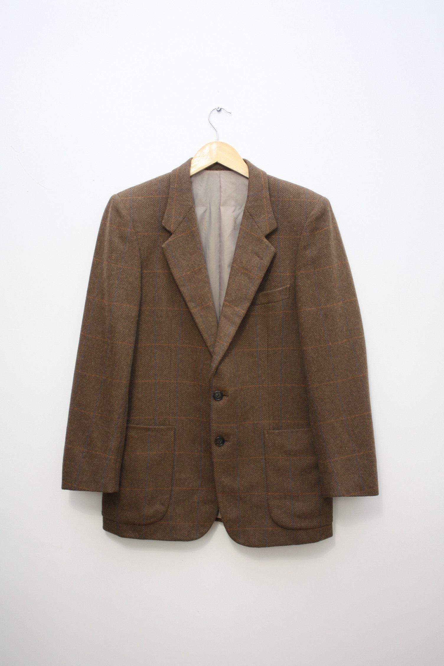 Yves Saint Laurent Yves Saint Laurent Brown Wool Blazer Jacket VTG Size US L / EU 52-54 / 3 - 2 Thumbnail
