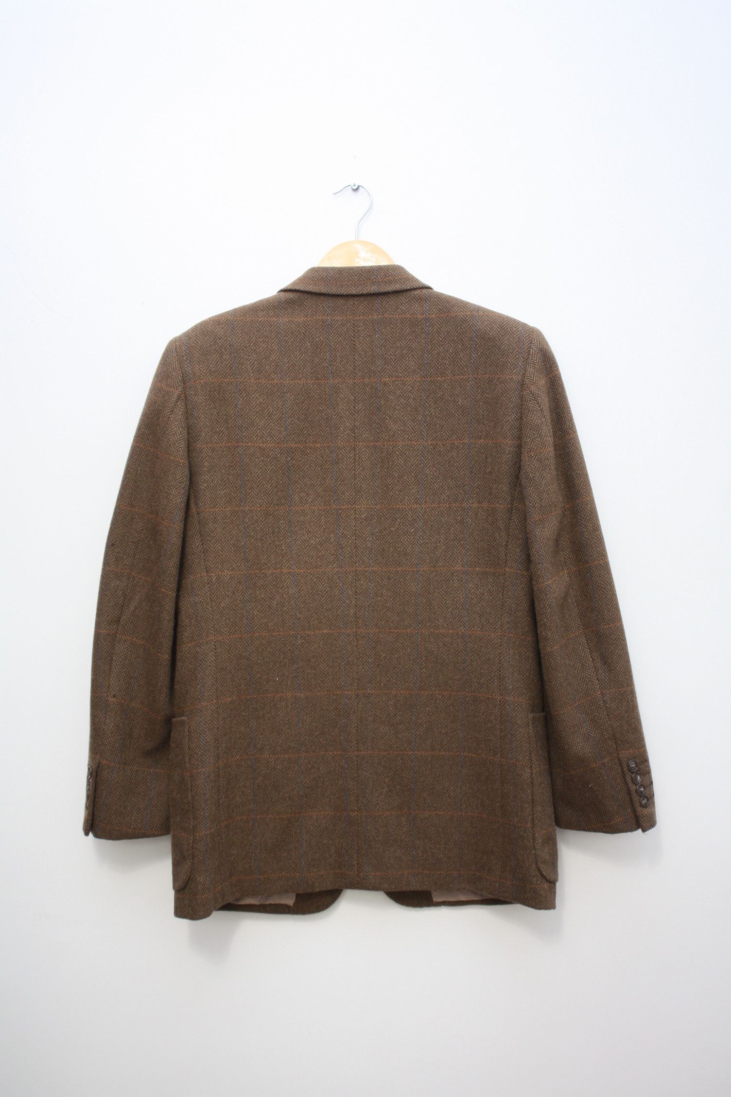 Yves Saint Laurent Yves Saint Laurent Brown Wool Blazer Jacket VTG Size US L / EU 52-54 / 3 - 3 Thumbnail