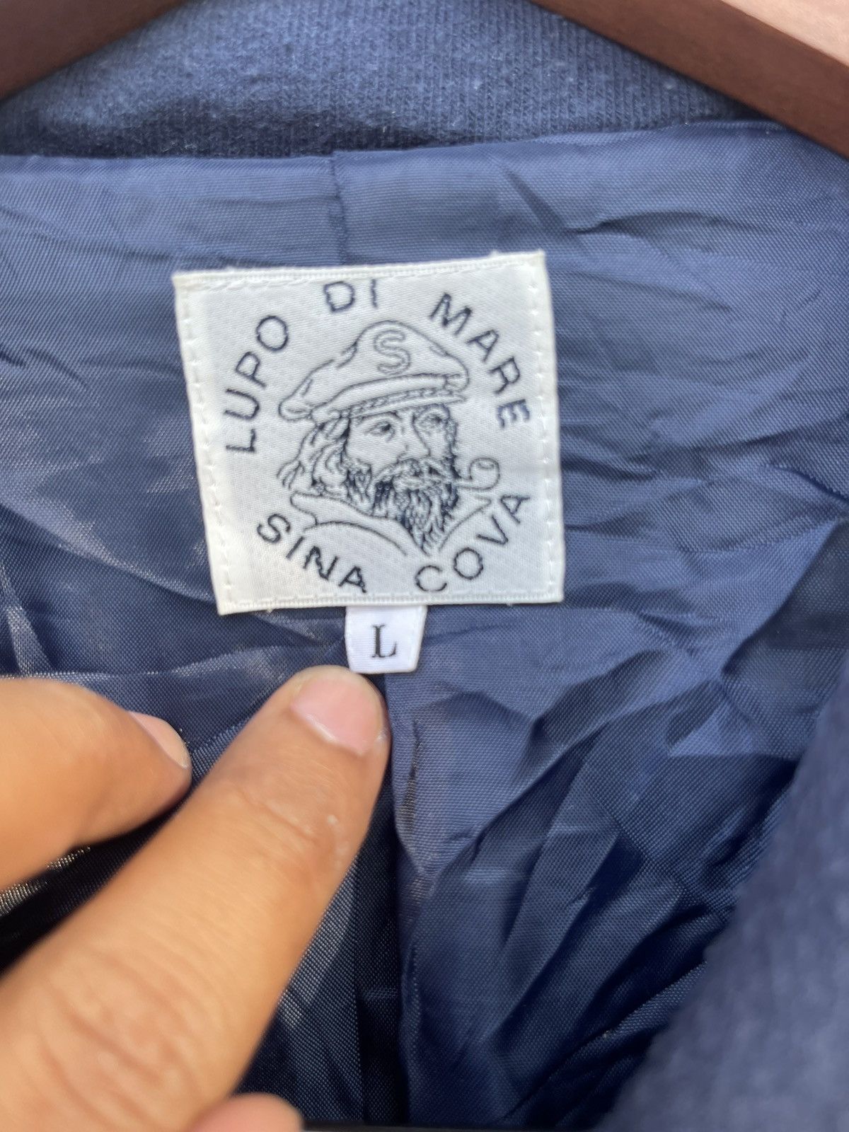 Japanese Lupo Di Mare Sina Cova Button Up Jacket