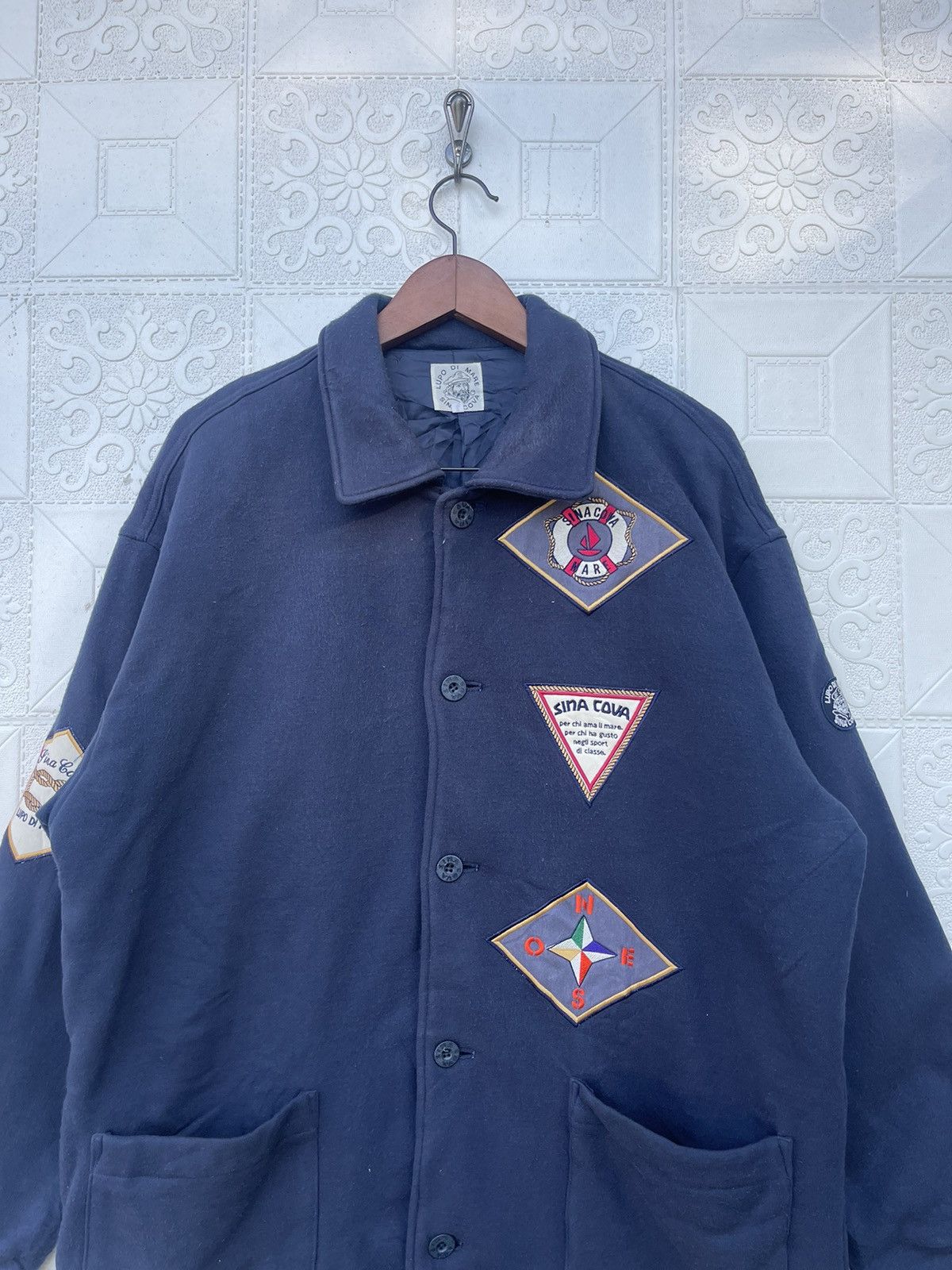 Japanese Lupo Di Mare Sina Cova Button Up Jacket