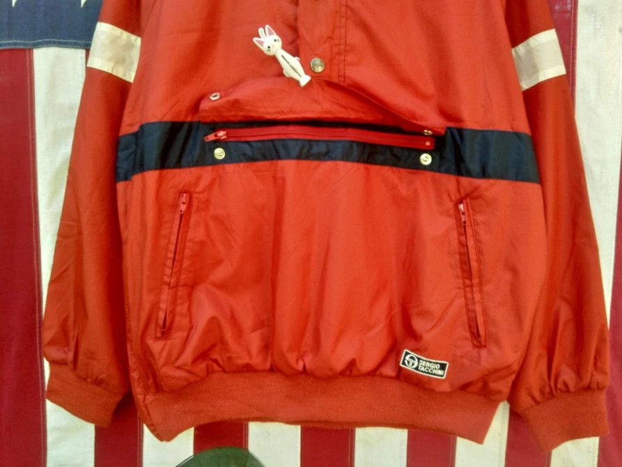Sergio Tacchini SERGIO TACCHINI ANORAK LIGHT JACKET PULLOVER Size US M / EU 48-50 / 2 - 8 Thumbnail
