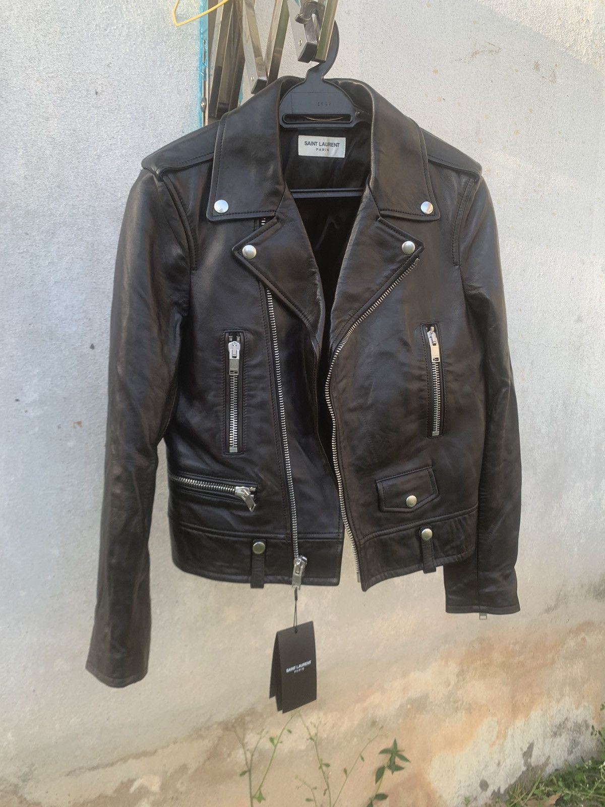 Saint Laurent Paris FW17 Saint Laurent Paris Leather Biker Jacket Sz38 Size S / US 4 / IT 40 - 3 Thumbnail