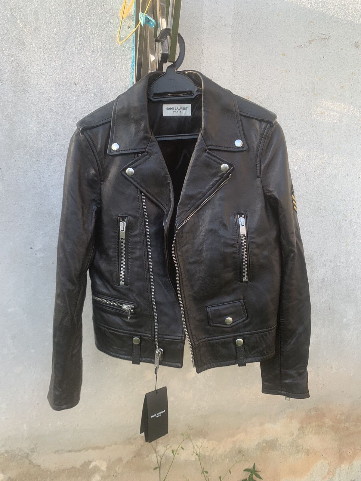 Saint Laurent Paris FW17 Saint Laurent Paris Leather Biker Jacket Sz38 Size S / US 4 / IT 40 - 2 Thumbnail
