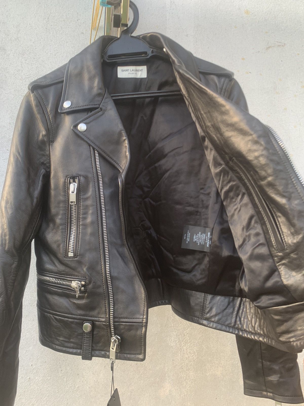 Saint Laurent Paris FW17 Saint Laurent Paris Leather Biker Jacket Sz38 Size S / US 4 / IT 40 - 7 Thumbnail