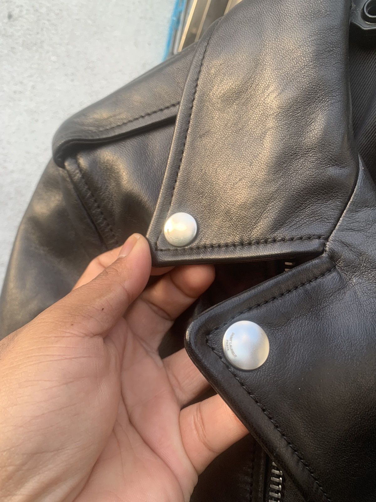 Saint Laurent Paris FW17 Saint Laurent Paris Leather Biker Jacket Sz38 Size S / US 4 / IT 40 - 11 Thumbnail