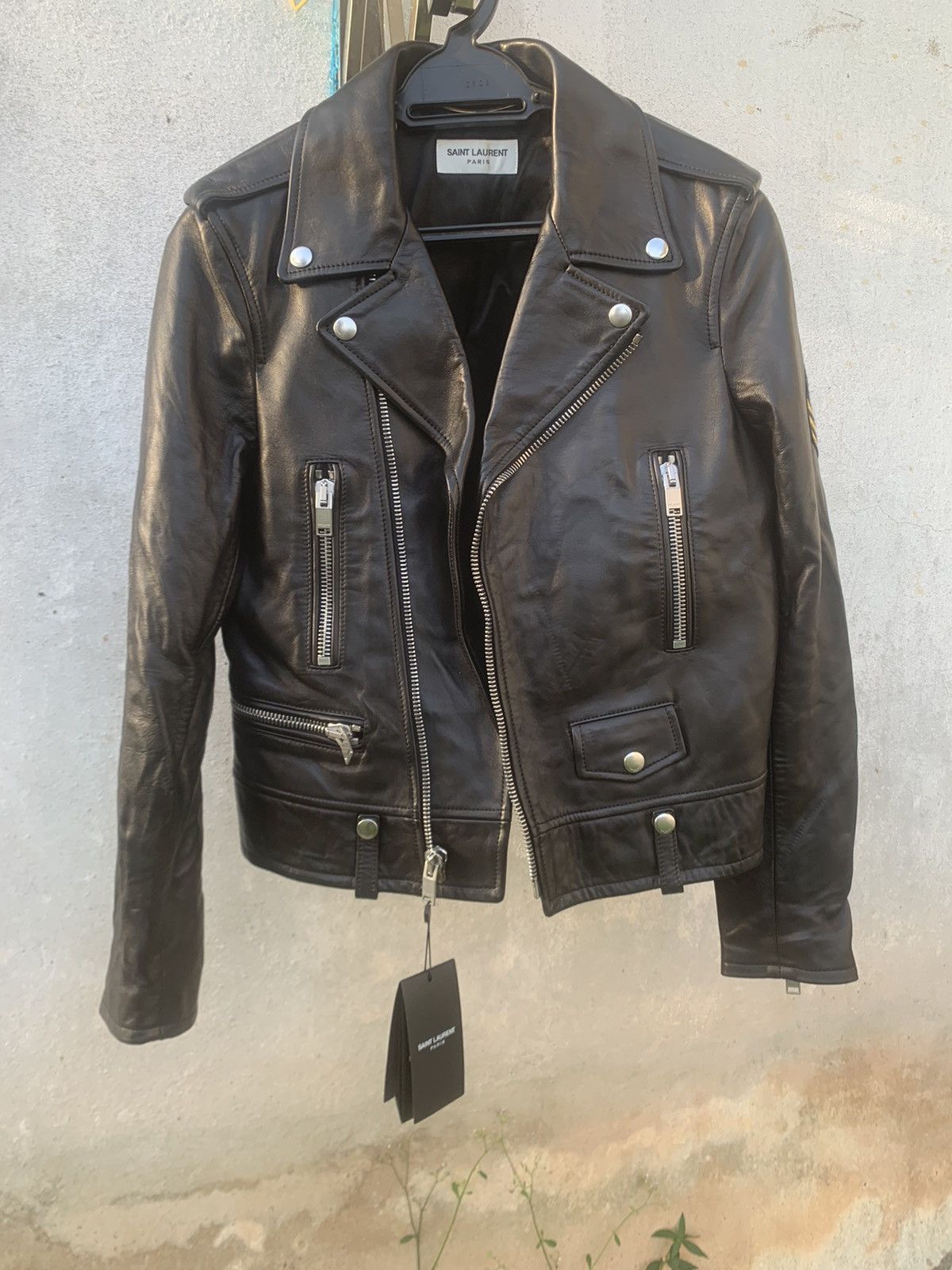 Saint Laurent Paris FW17 Saint Laurent Paris Leather Biker Jacket Sz38 Size S / US 4 / IT 40 - 4 Thumbnail
