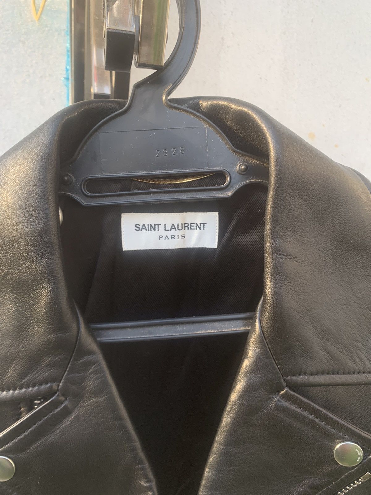 Saint Laurent Paris FW17 Saint Laurent Paris Leather Biker Jacket Sz38 Size S / US 4 / IT 40 - 5 Thumbnail