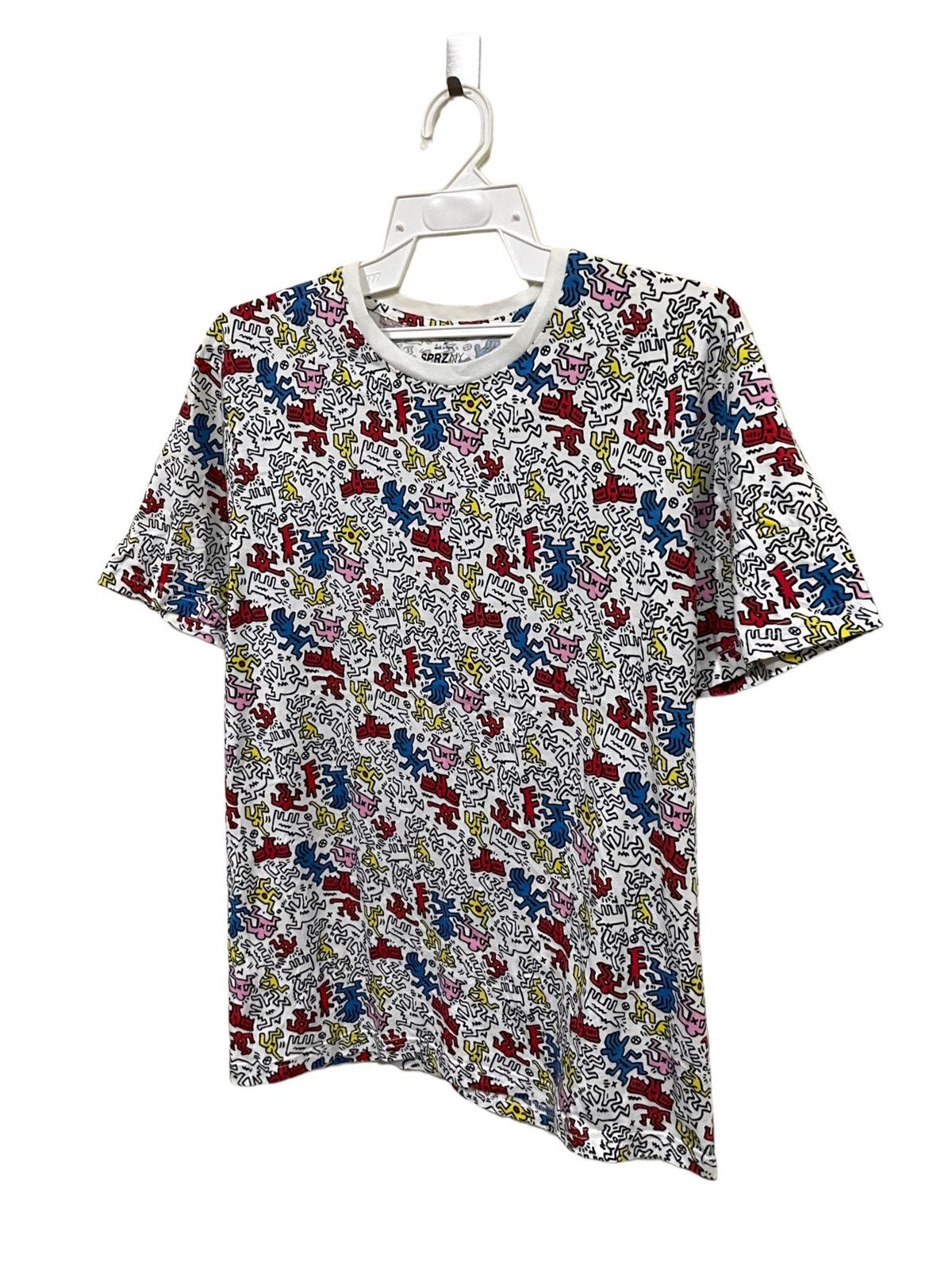 Keith Haring Rare🔥Keith Haring 2014 AOP Pop Arts Doodle Tee Size US M / EU 48-50 / 2 - 3 Thumbnail