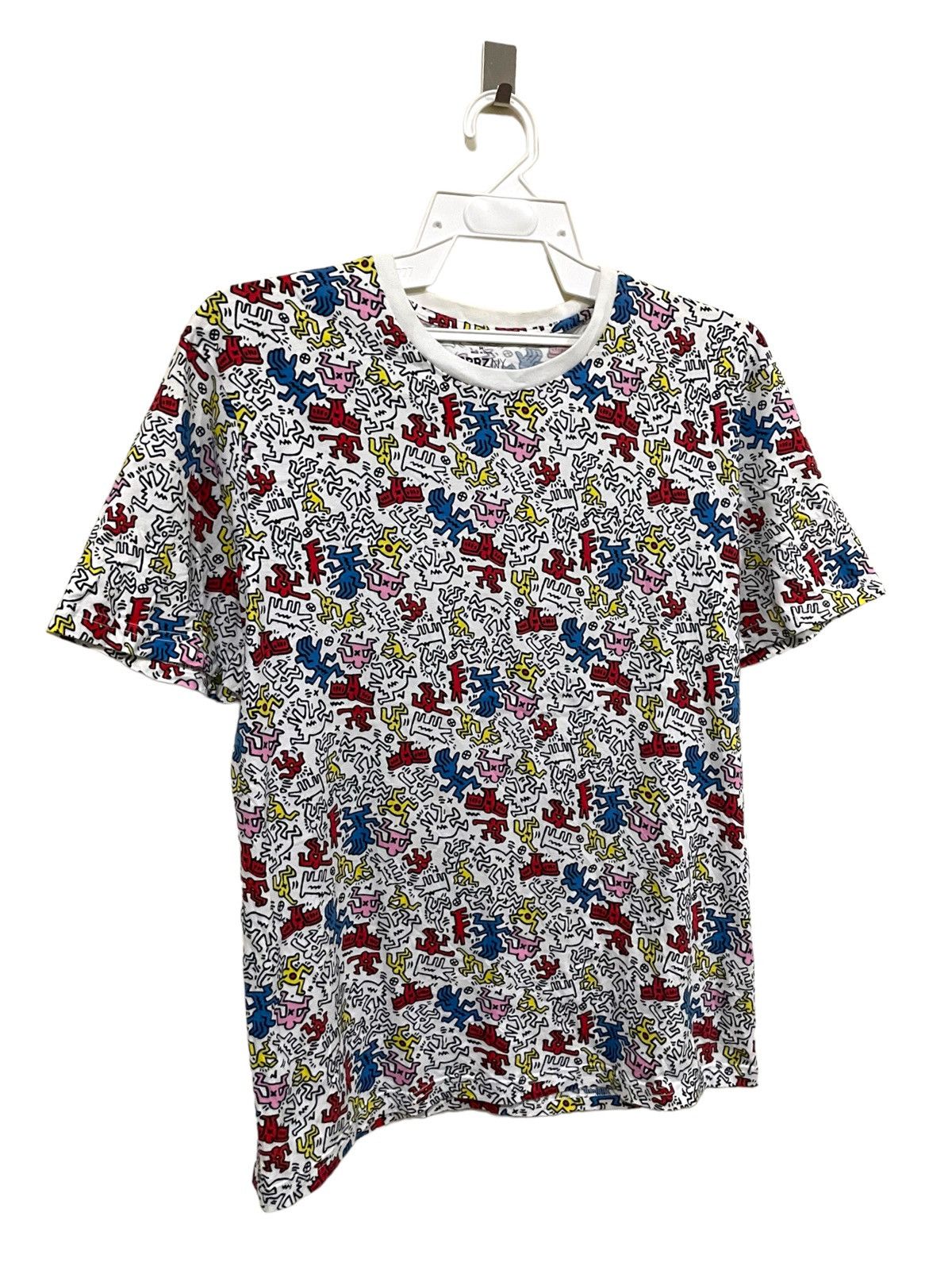 Keith Haring Rare🔥Keith Haring 2014 AOP Pop Arts Doodle Tee Size US M / EU 48-50 / 2 - 2 Thumbnail