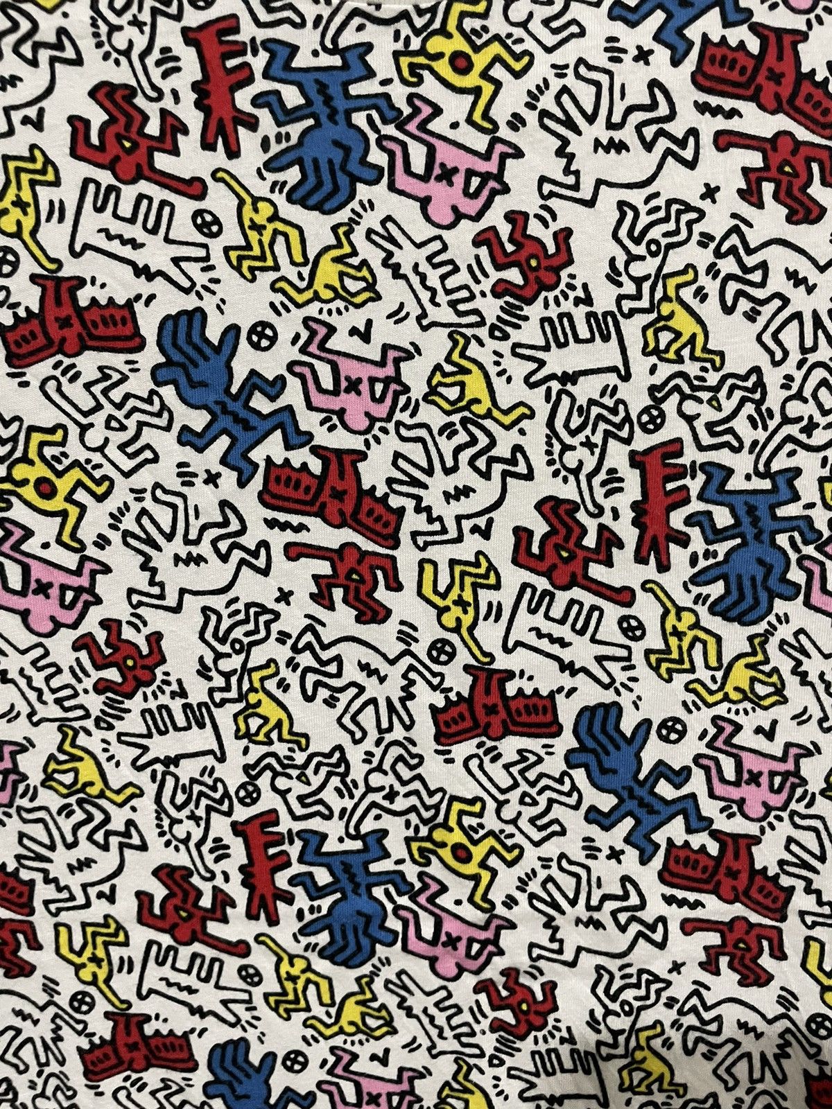 Keith Haring Rare🔥Keith Haring 2014 AOP Pop Arts Doodle Tee Size US M / EU 48-50 / 2 - 10 Thumbnail