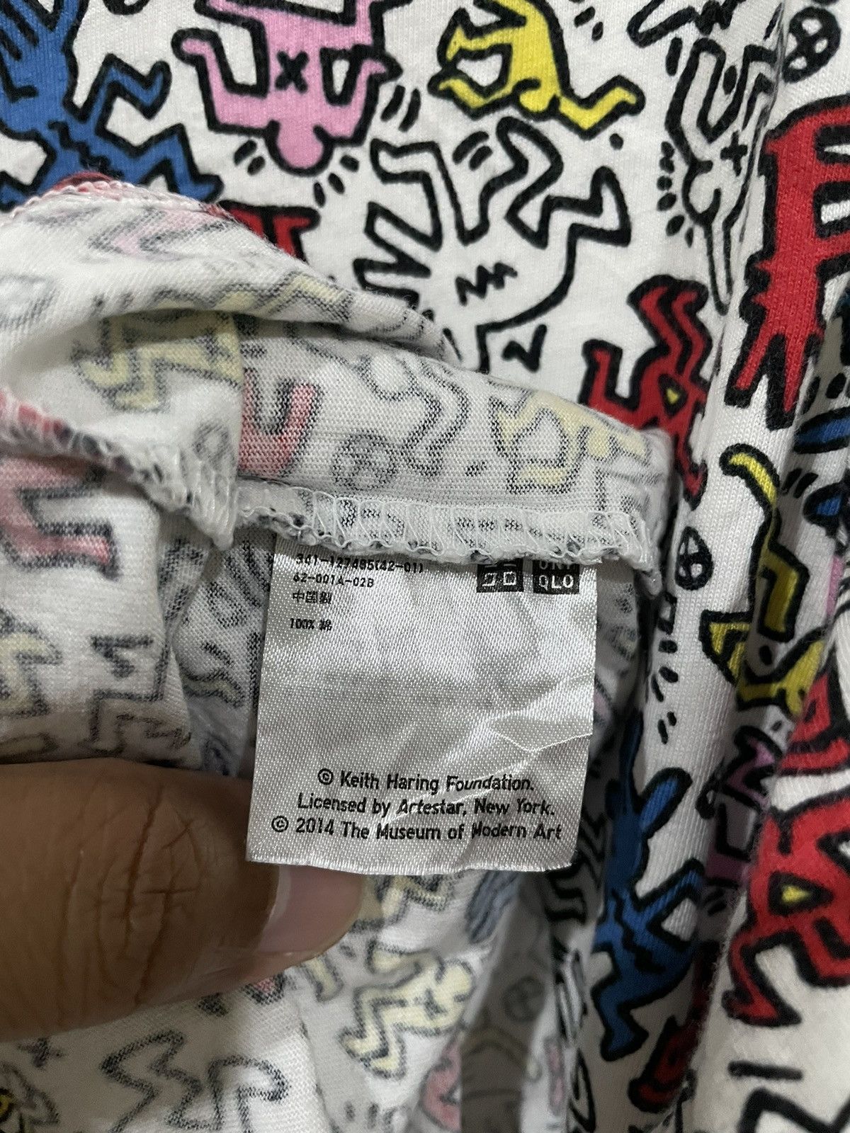 Keith Haring Rare🔥Keith Haring 2014 AOP Pop Arts Doodle Tee Size US M / EU 48-50 / 2 - 11 Thumbnail