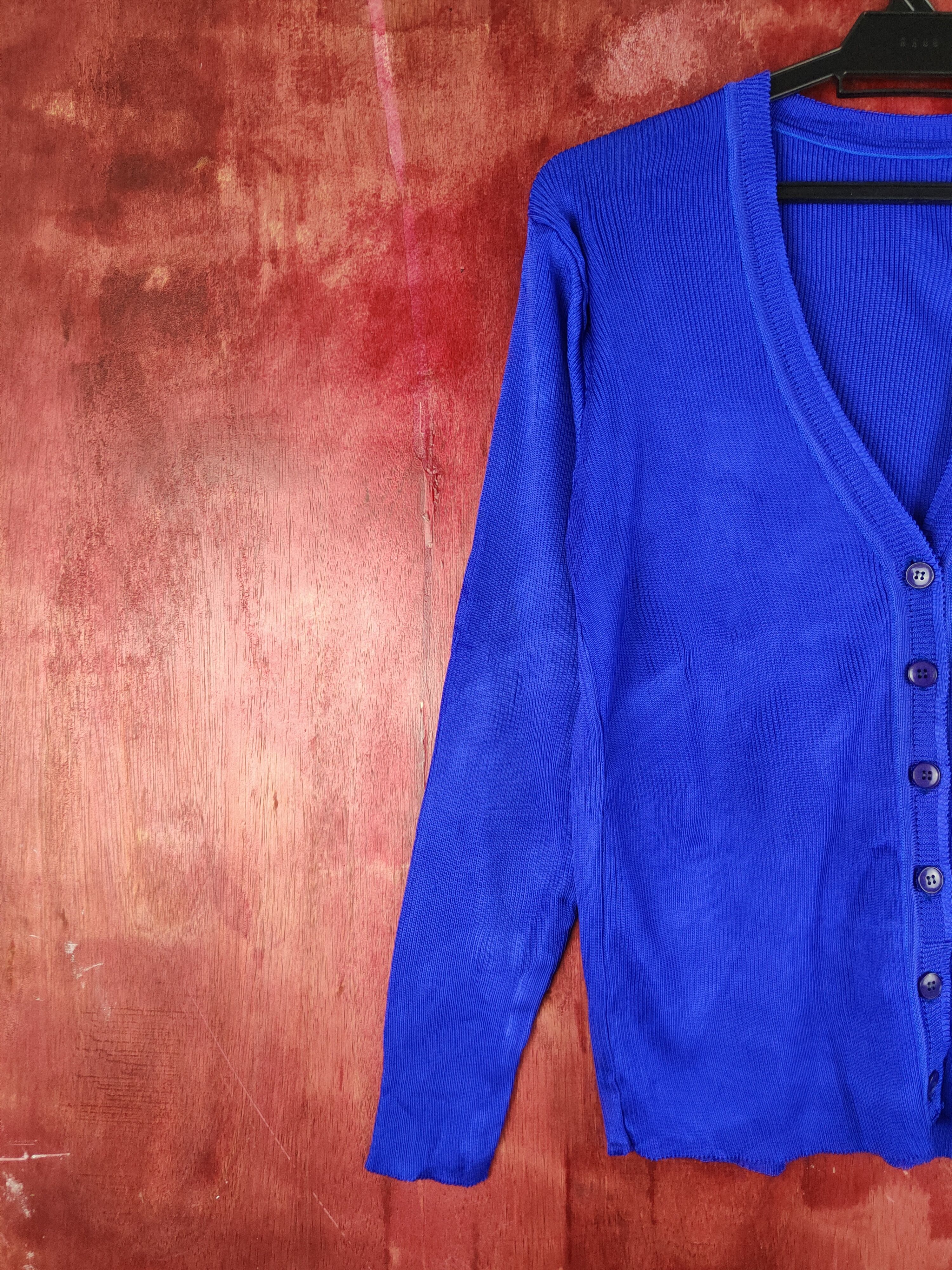 Japanese Brand Japanese Brand Blue/Purple Cardigan knitwear #S907 Size US S / EU 44-46 / 1 - 3 Thumbnail