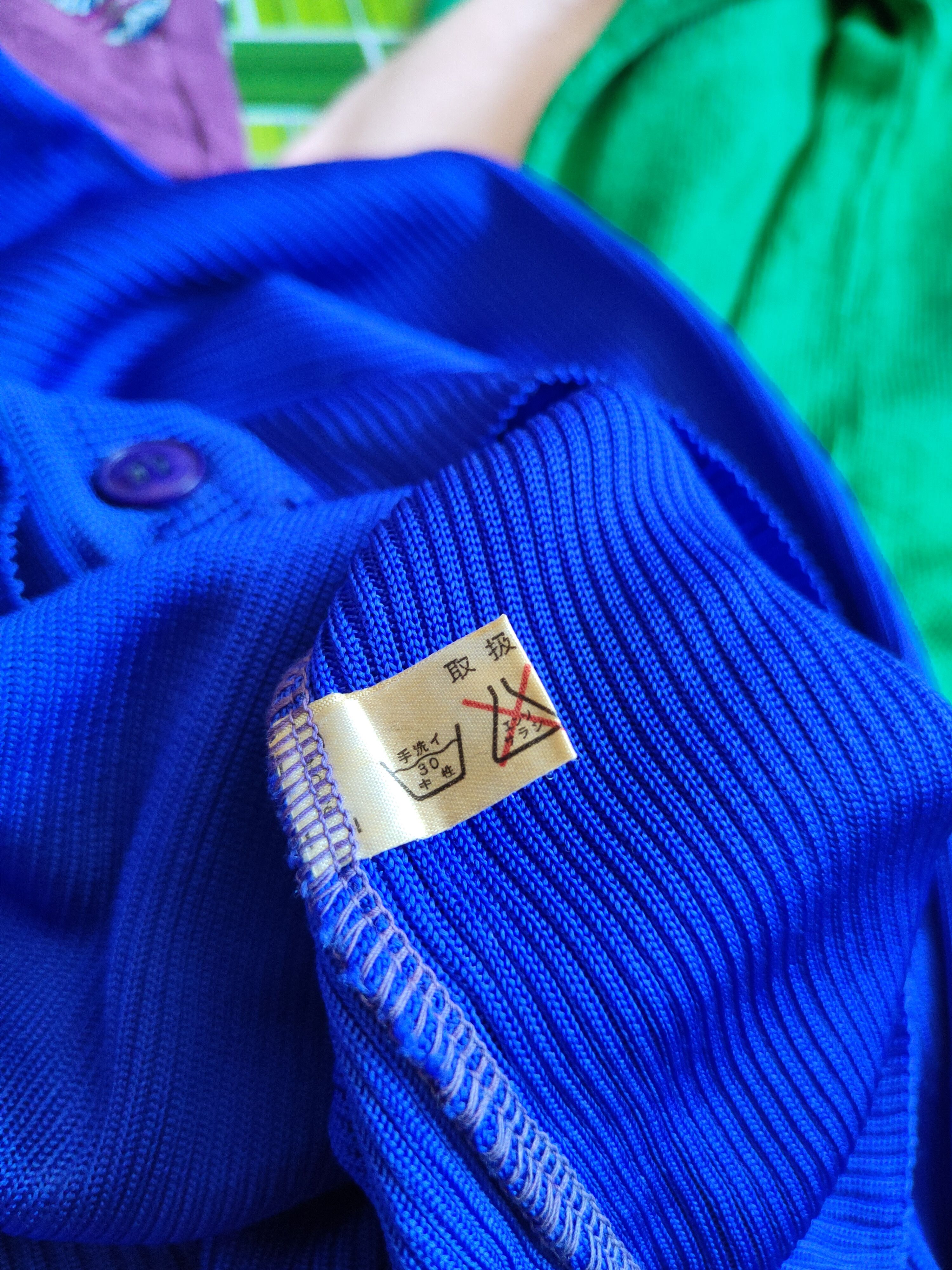 Japanese Brand Japanese Brand Blue/Purple Cardigan knitwear #S907 Size US S / EU 44-46 / 1 - 12 Thumbnail