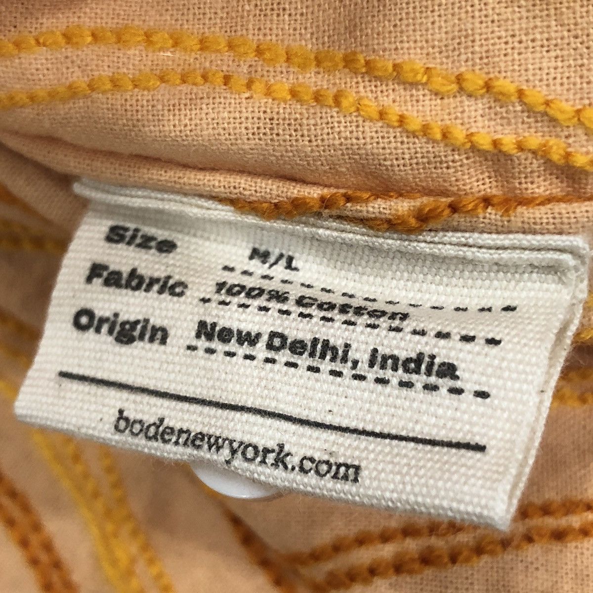 Bode S/s 21’ Wavy Chenille Shirt Size US M / EU 48-50 / 2 - 6 Thumbnail