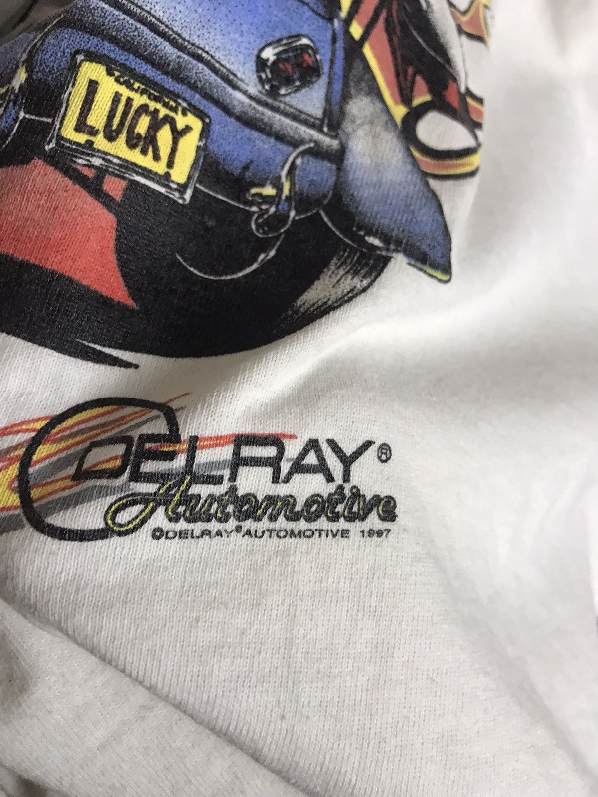 Vintage Vintage 90s Lady Luck single stitch t-shirt Size US XXL / EU 58 / 5 - 7 Thumbnail