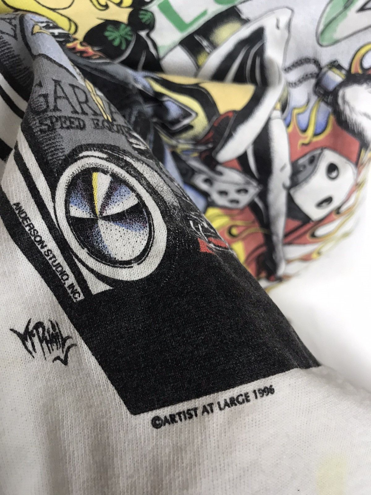 Vintage Vintage 90s Lady Luck single stitch t-shirt Size US XXL / EU 58 / 5 - 5 Thumbnail