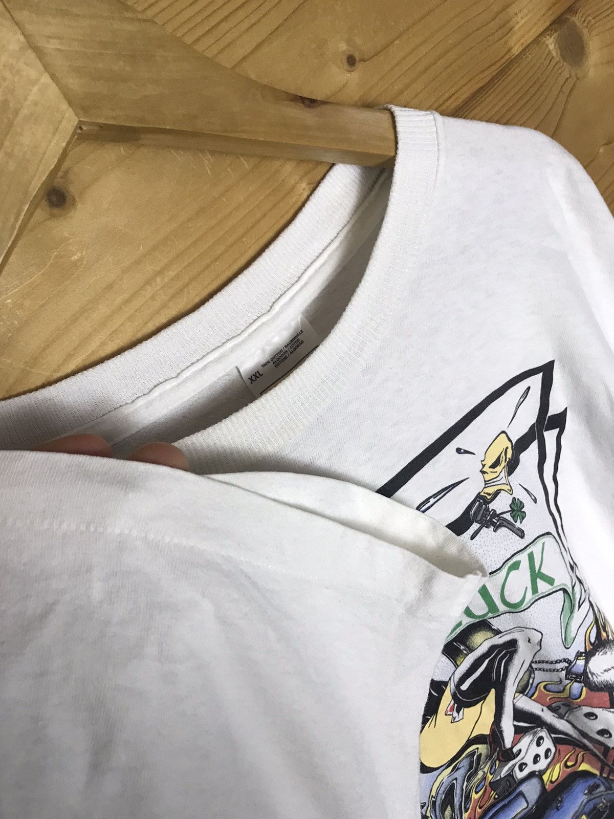 Vintage Vintage 90s Lady Luck single stitch t-shirt Size US XXL / EU 58 / 5 - 8 Thumbnail