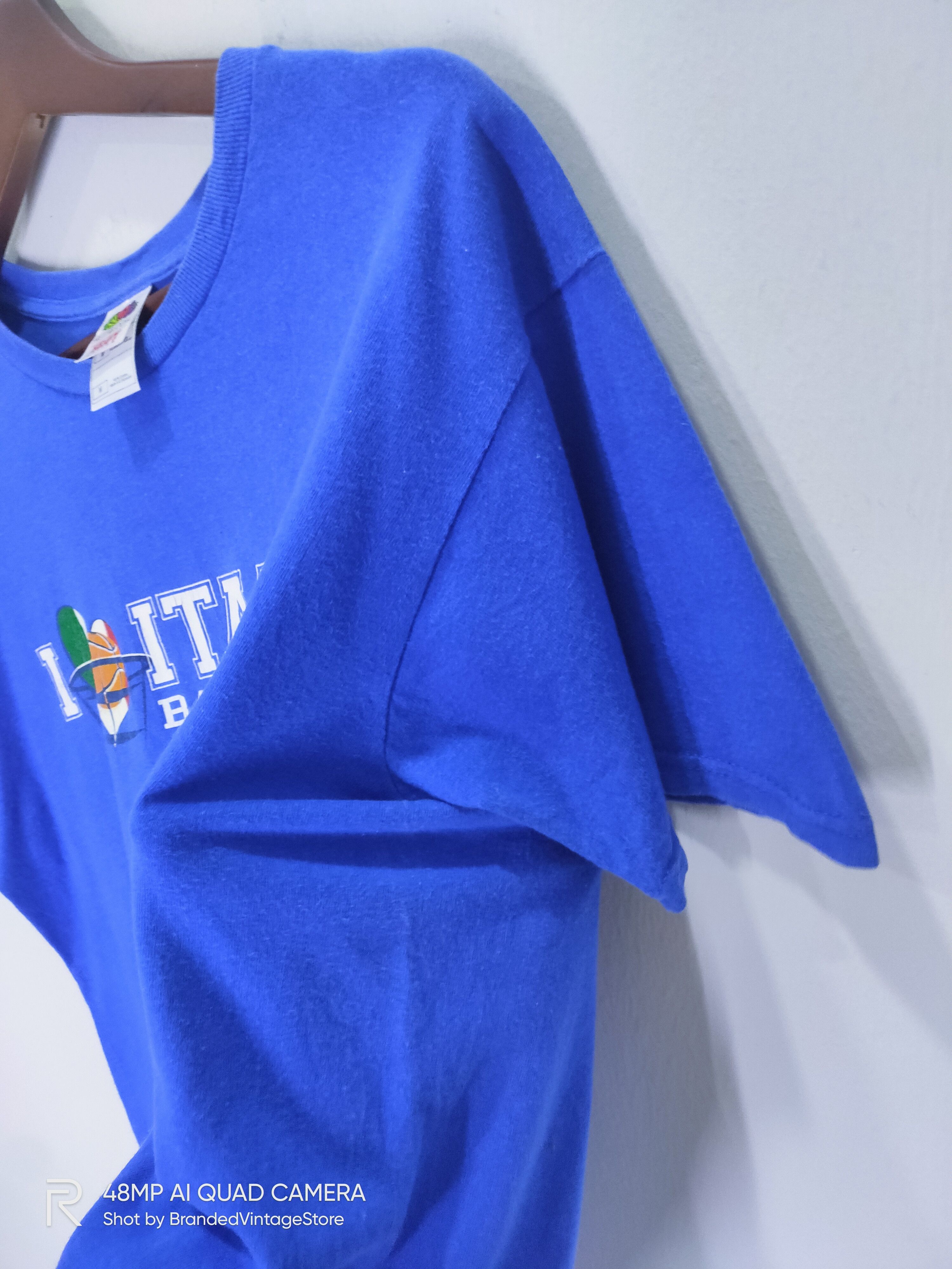 Fruit Of The Loom Vintage FRUIT OF THE LOOM I Love ITALI Basketball Sport Tee Size US M / EU 48-50 / 2 - 4 Thumbnail