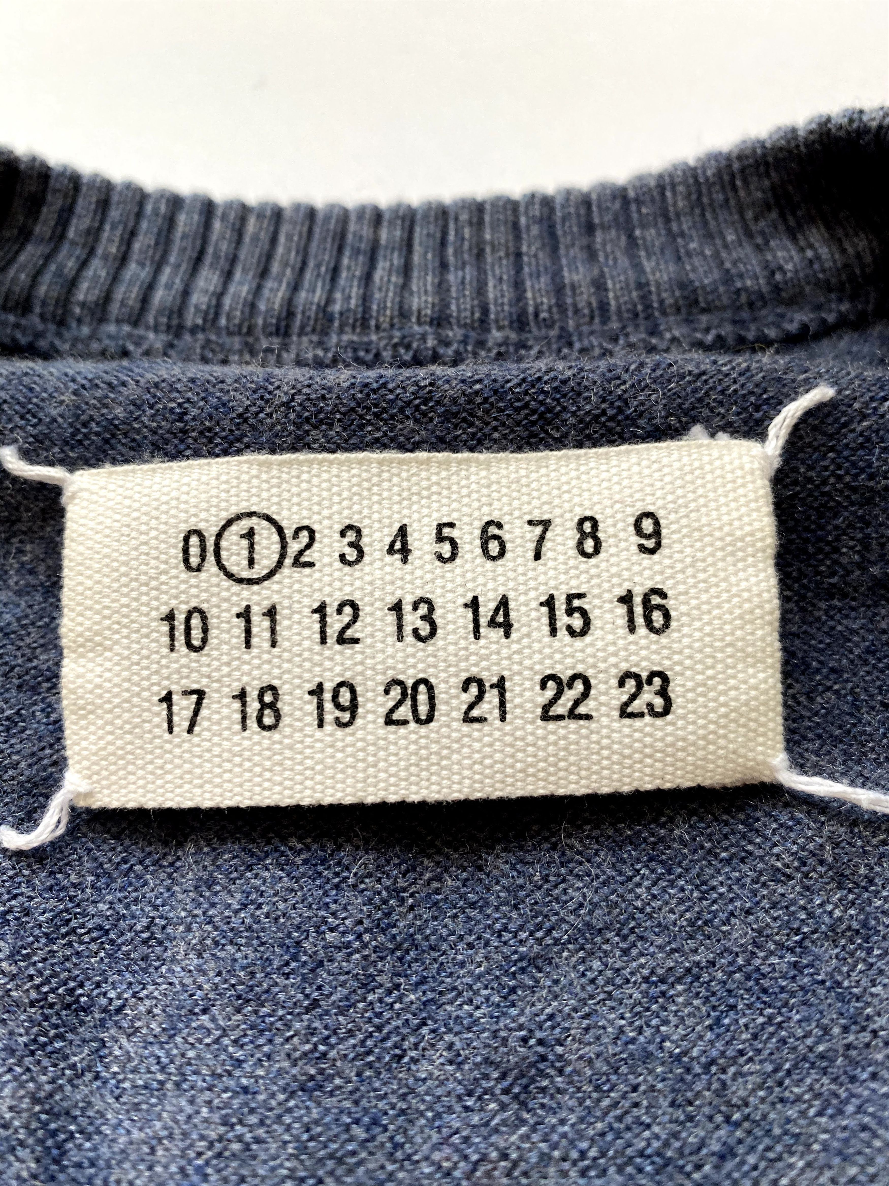 Maison Margiela ⚡️QUICK SALE⚡️2009 Maison Margiela Line 1 Blue Knit Sweater Size S / US 4 / IT 40 - 3 Thumbnail
