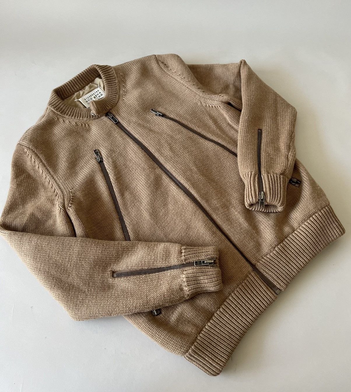 Maison Margiela Maison Margiela 3 - Zip Wool Cardigan Size US M / EU 48-50 / 2 - 5 Thumbnail