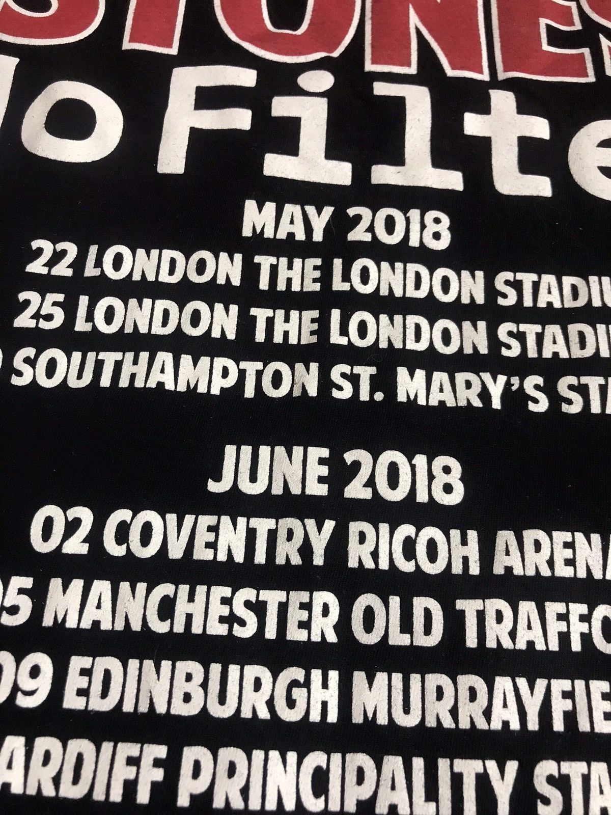 Band Tees The Rolling Stones 2018 tour t-shirt Size US XL / EU 56 / 4 - 11 Thumbnail