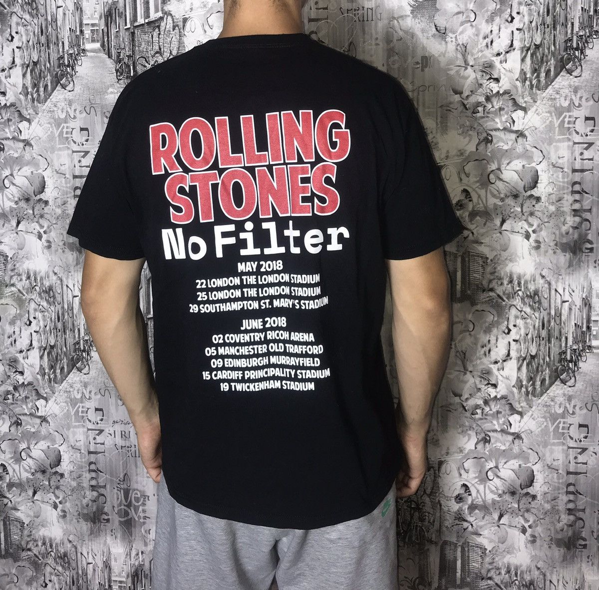 Band Tees The Rolling Stones 2018 tour t-shirt Size US XL / EU 56 / 4 - 2 Thumbnail