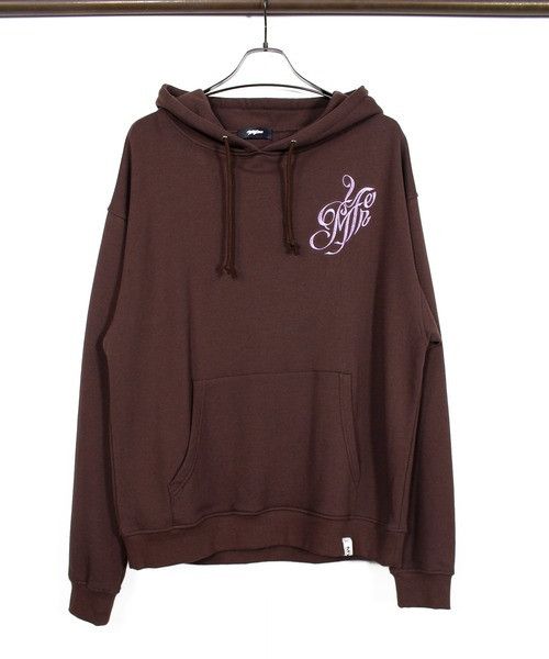 image of Miharayasuhiro Myne Embroidered Hoodie M in Brown, Men's (Size Medium)