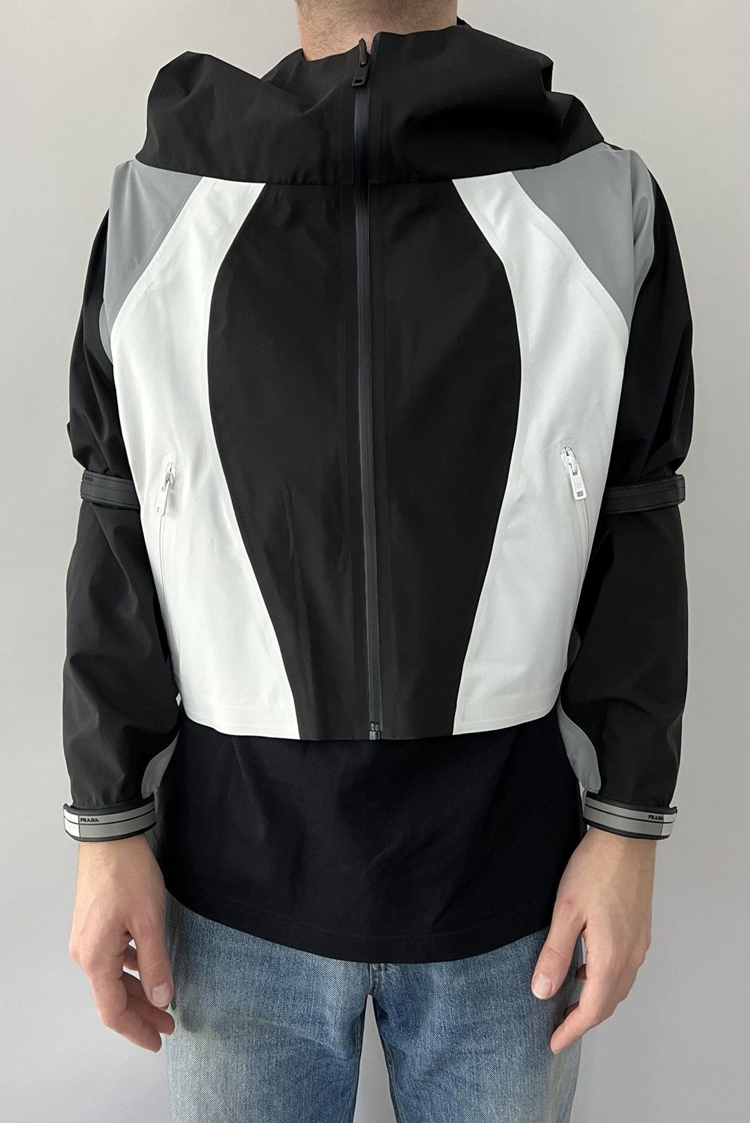 Prada Prada Technical Sport Jacket with rubber patch Size M / US 6-8 / IT 42-44 - 5 Thumbnail