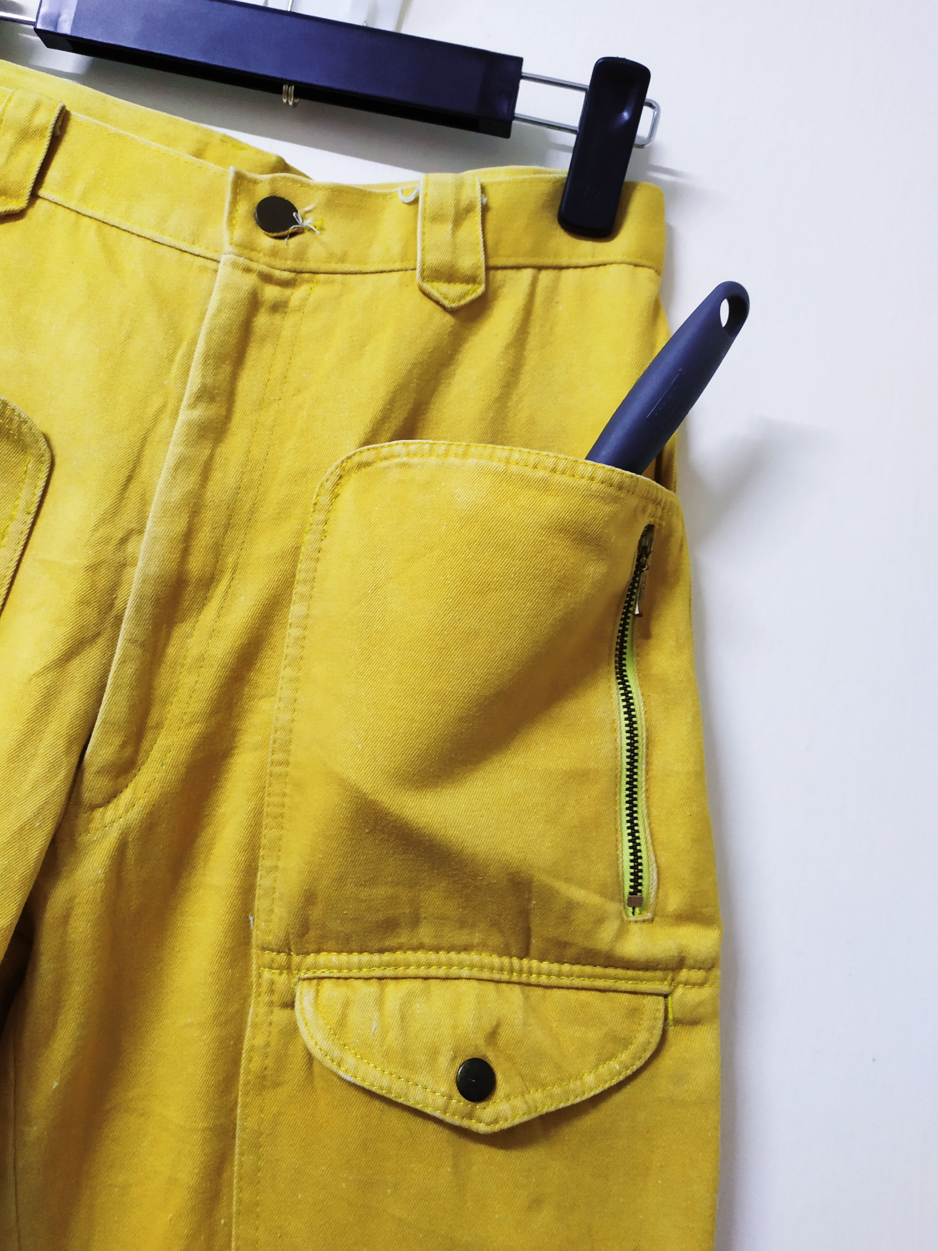 Japanese Brand CANDY CREW FADED CARGO PANTS MULTIPOCKET TACTICAL Size US 28 / EU 44 - 8 Thumbnail