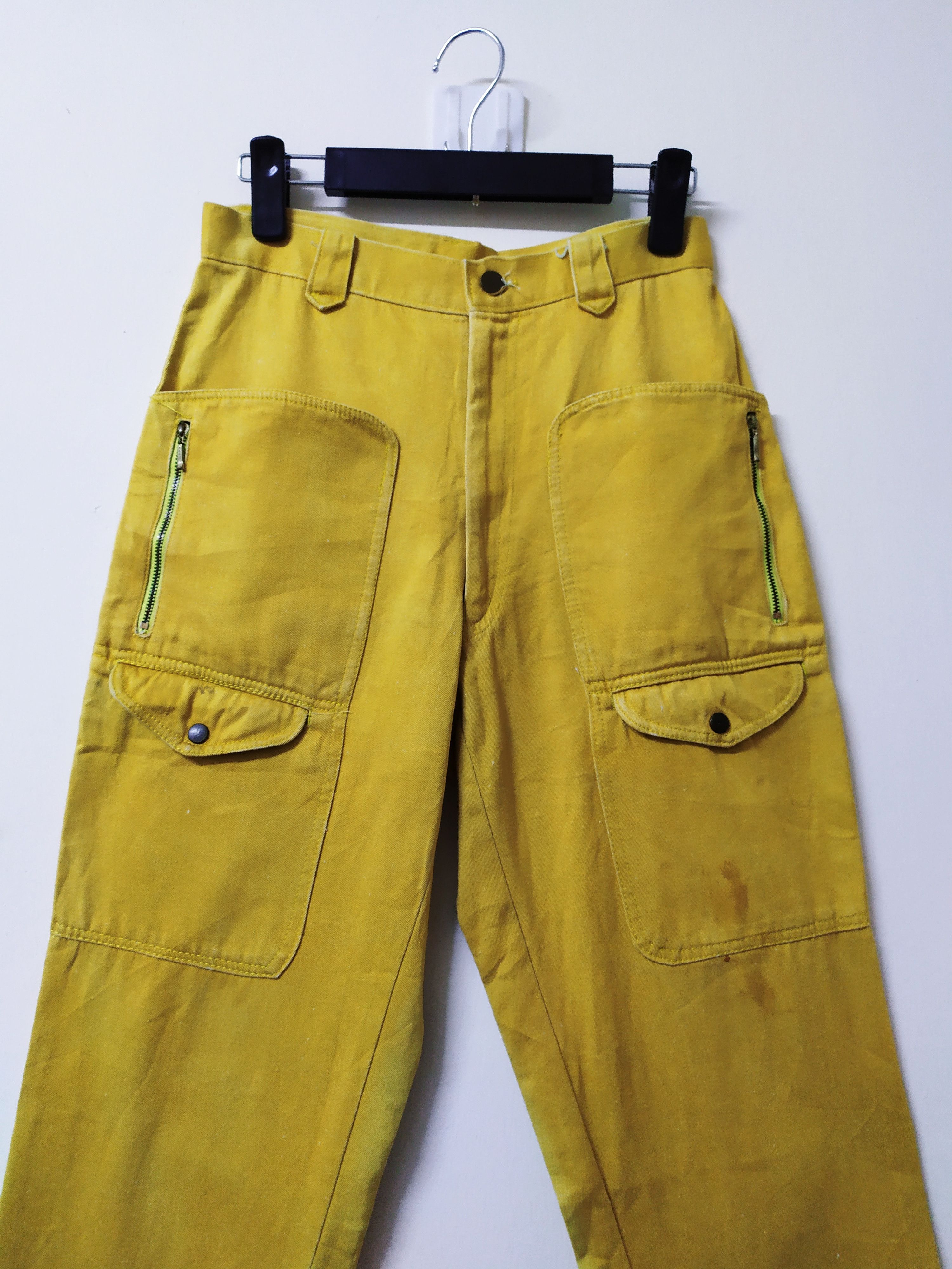 Japanese Brand CANDY CREW FADED CARGO PANTS MULTIPOCKET TACTICAL Size US 28 / EU 44 - 2 Thumbnail
