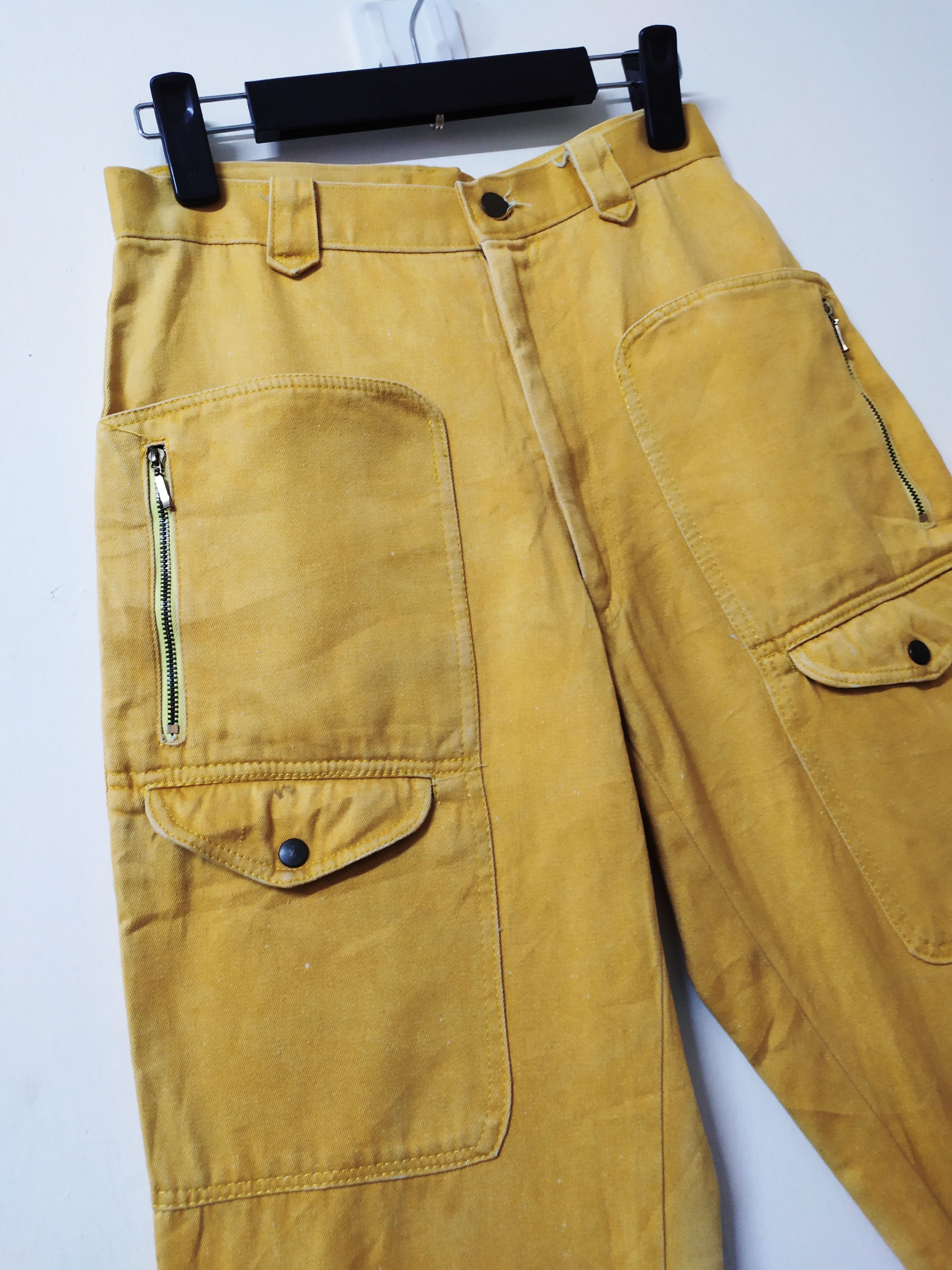 Japanese Brand CANDY CREW FADED CARGO PANTS MULTIPOCKET TACTICAL Size US 28 / EU 44 - 5 Thumbnail