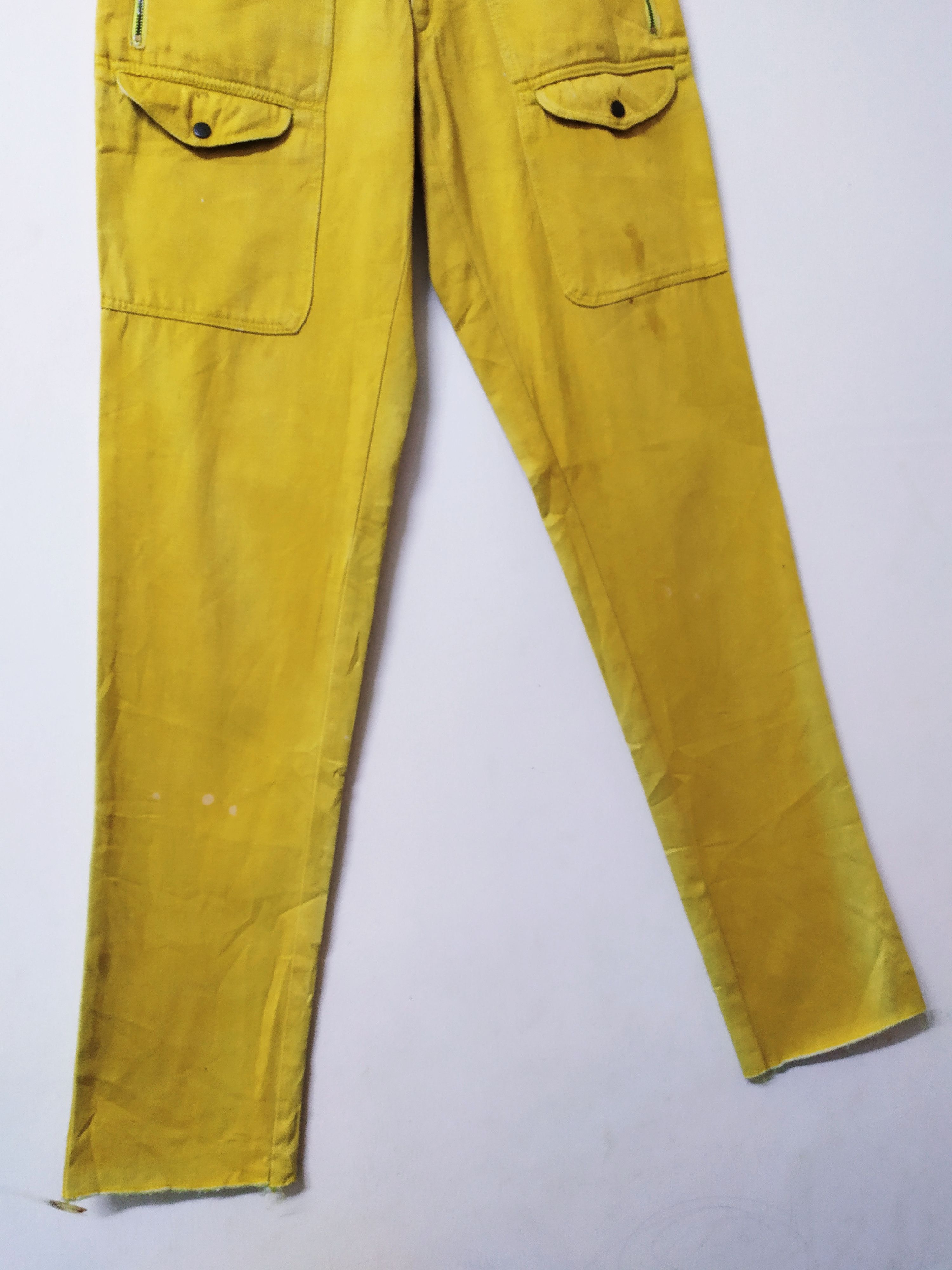 Japanese Brand CANDY CREW FADED CARGO PANTS MULTIPOCKET TACTICAL Size US 28 / EU 44 - 3 Thumbnail