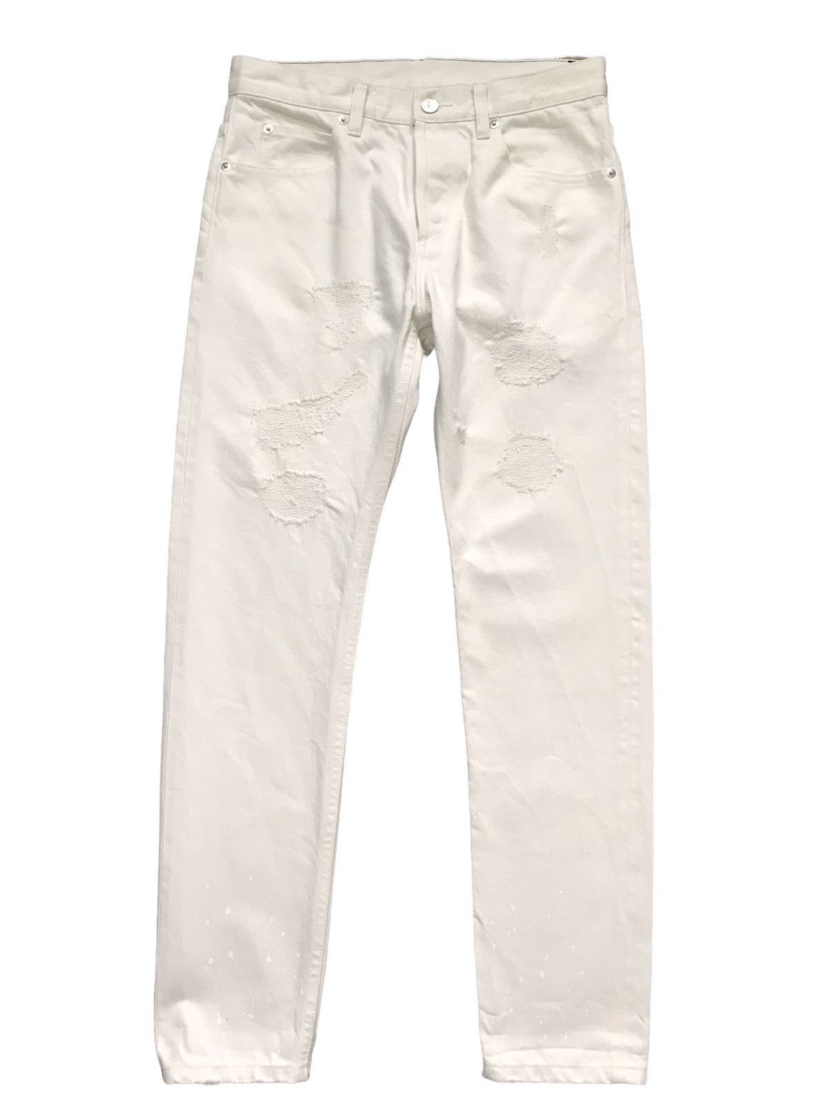 BEAUTY&YOUTH Beauty&Youth United Arrows Dropped Splattered Selvedge Jeans Size US 28 / EU 44 - 2 Thumbnail