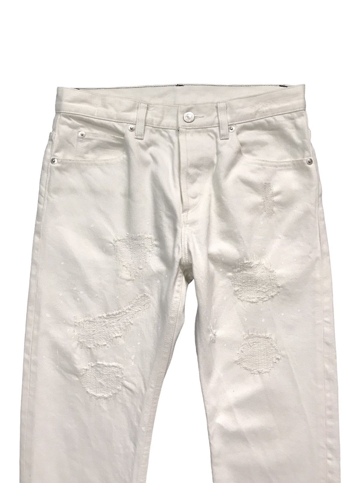 BEAUTY&YOUTH Beauty&Youth United Arrows Dropped Splattered Selvedge Jeans Size US 28 / EU 44 - 3 Thumbnail