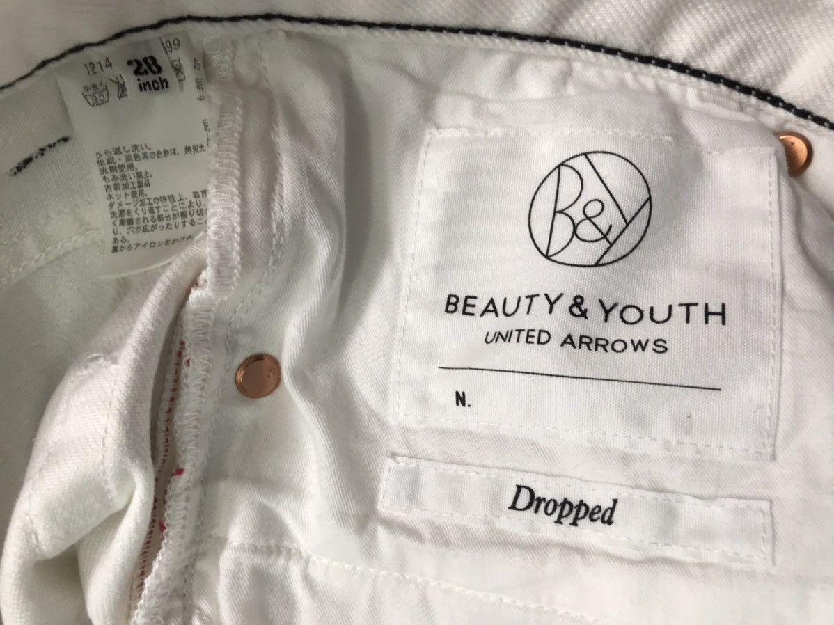BEAUTY&YOUTH Beauty&Youth United Arrows Dropped Splattered Selvedge Jeans Size US 28 / EU 44 - 9 Thumbnail