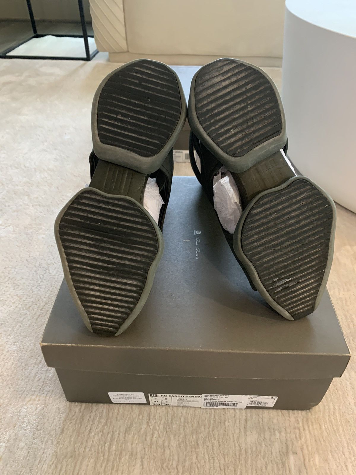 Rick Owens Rick Owens x Cargo Sandal Green Size US 8 / EU 41 - 5 Thumbnail