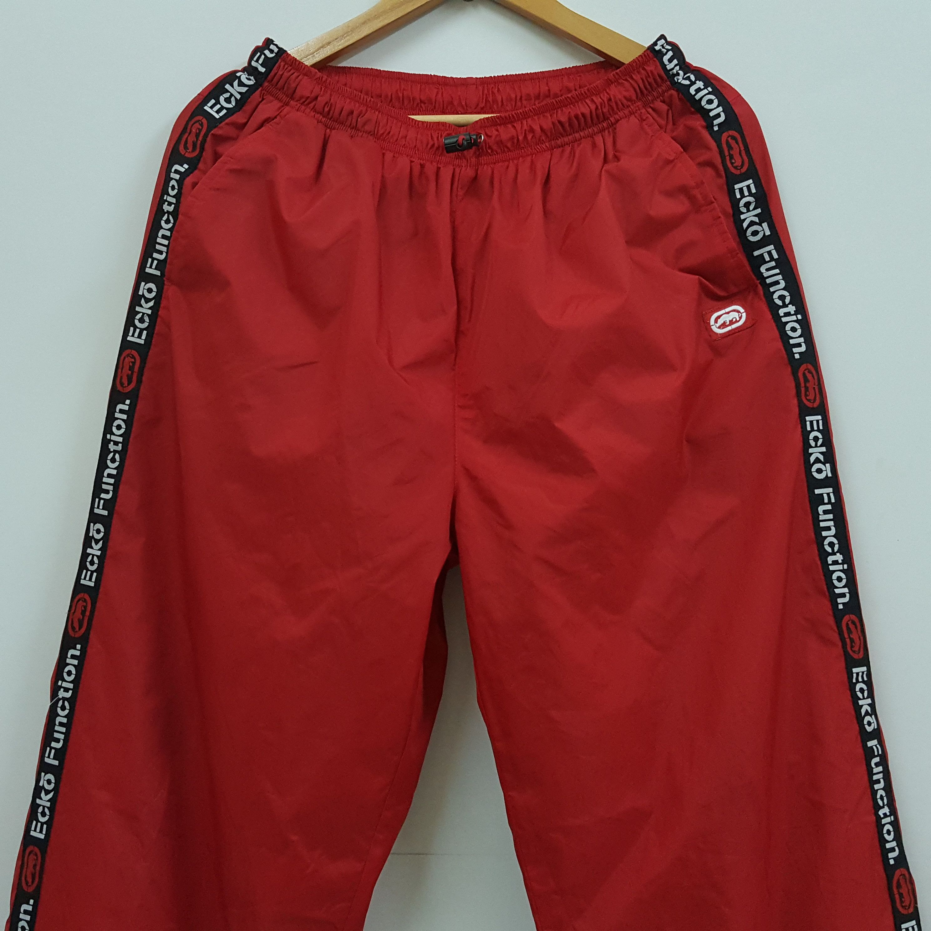 Ecko Unltd. × Vintage Vintage Ecko Funtion stripe logo design sweatpants Size US 34 / EU 50 - 2 Thumbnail
