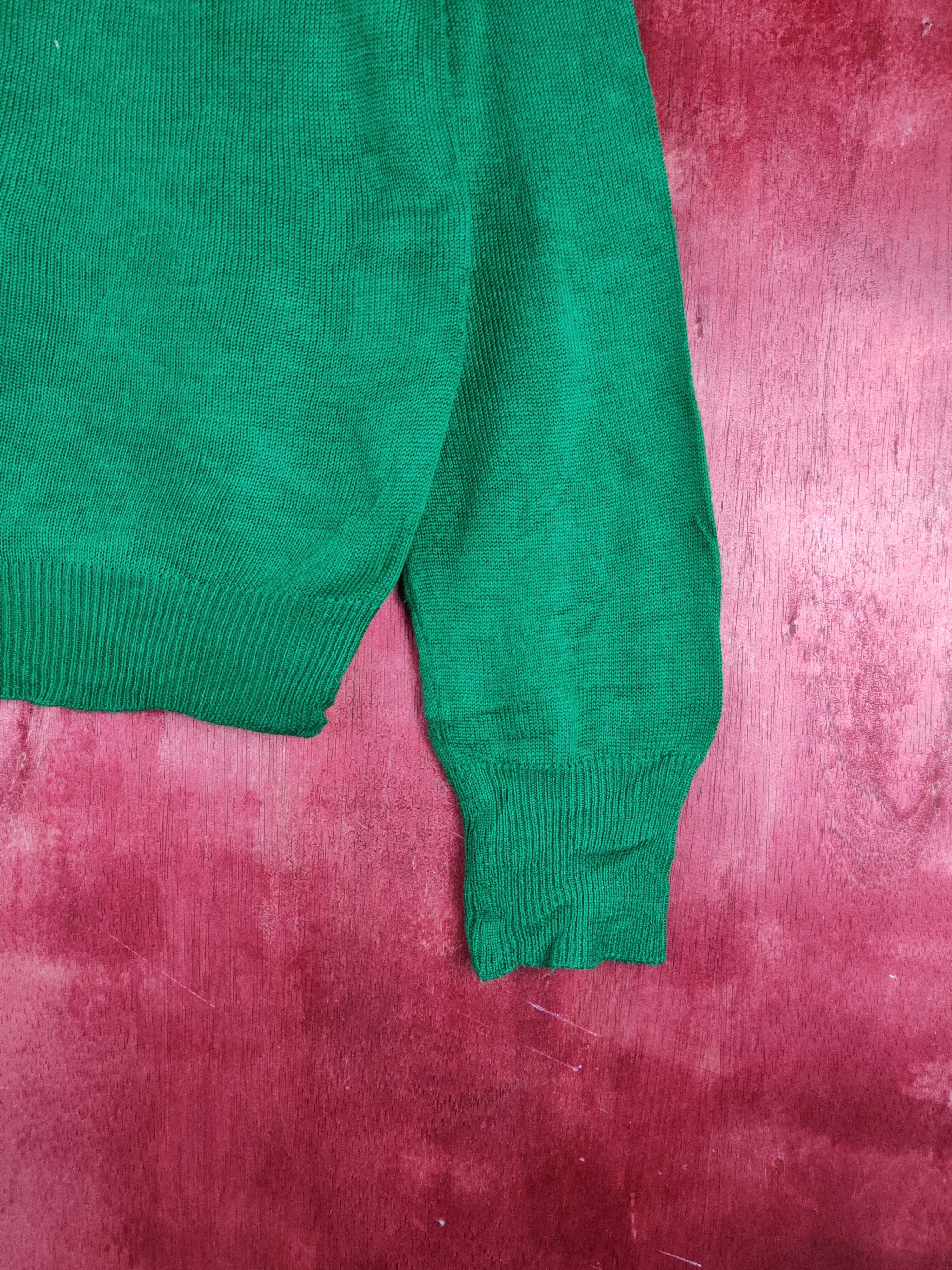 Japanese Brand Ziena japan Green knitwear vintage plain Cardigan #S908 Size S / US 4 / IT 40 - 6 Thumbnail