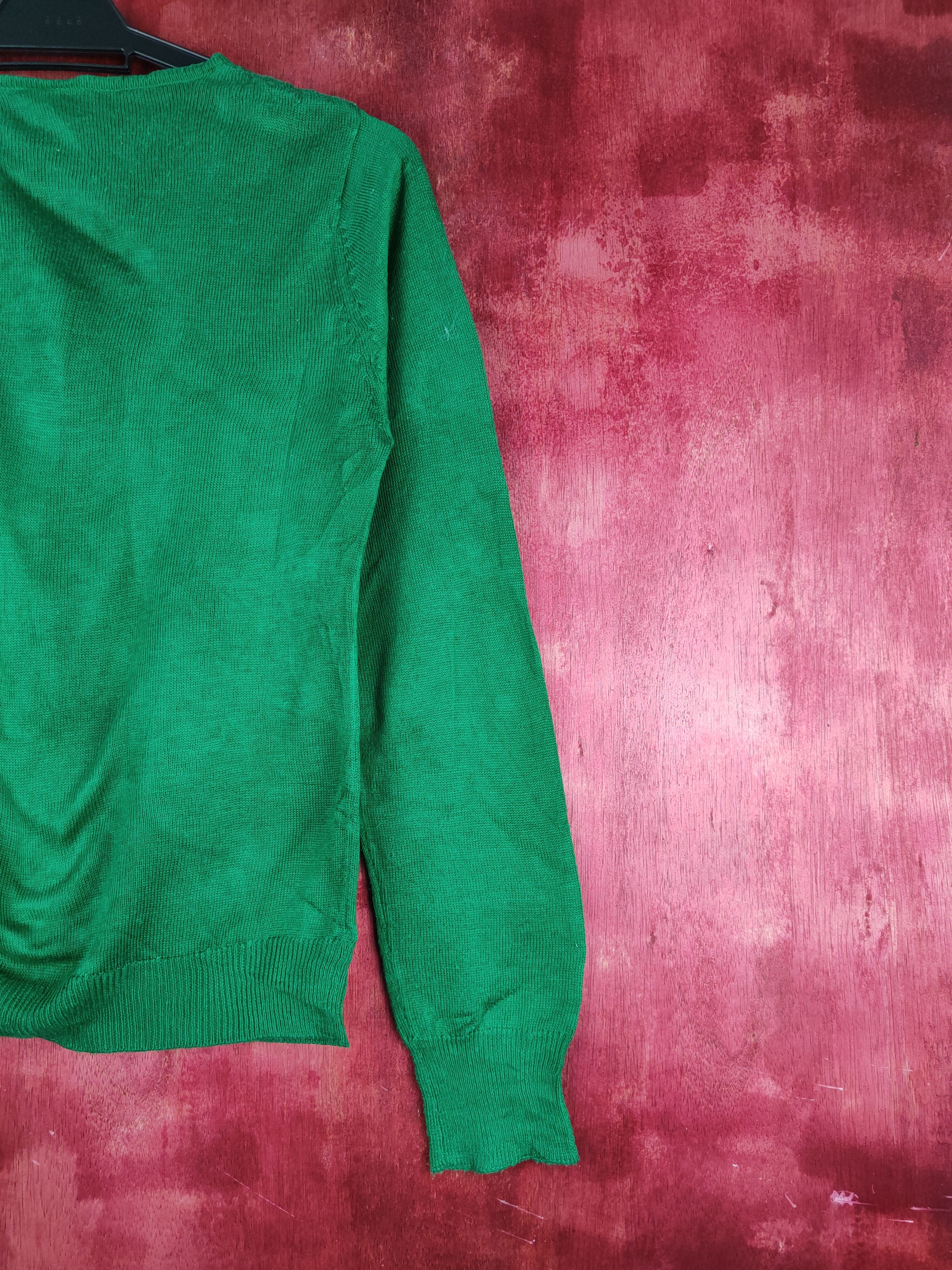 Japanese Brand Ziena japan Green knitwear vintage plain Cardigan #S908 Size S / US 4 / IT 40 - 9 Thumbnail