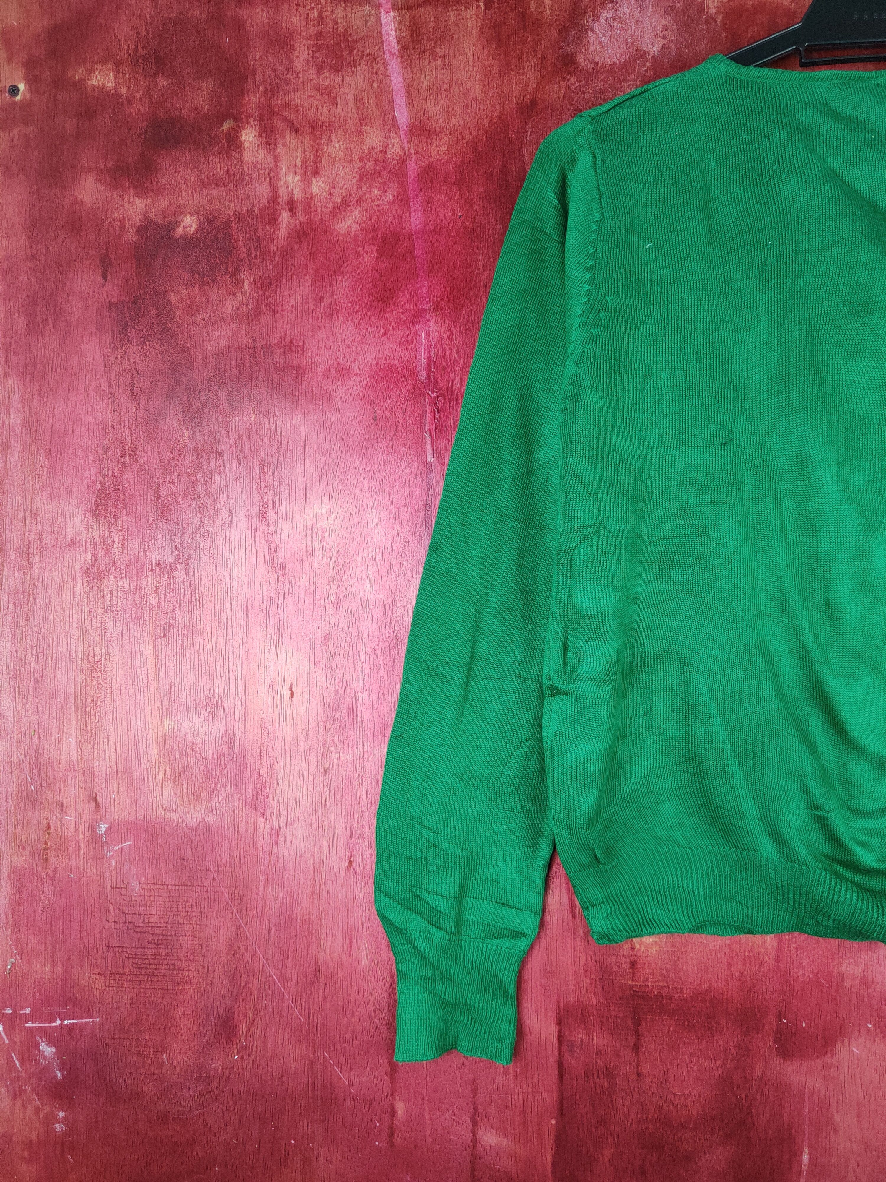 Japanese Brand Ziena japan Green knitwear vintage plain Cardigan #S908 Size S / US 4 / IT 40 - 8 Thumbnail