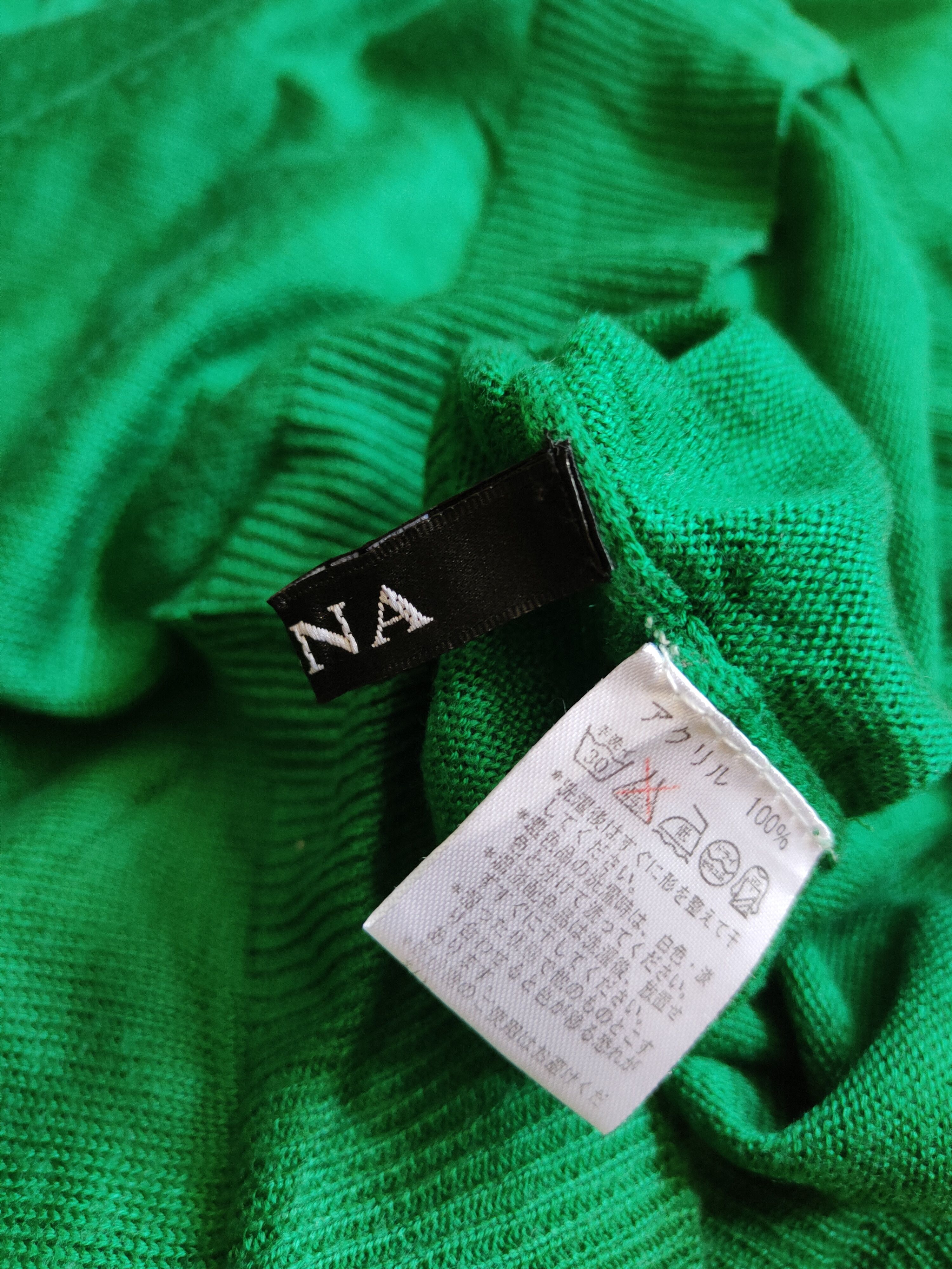 Japanese Brand Ziena japan Green knitwear vintage plain Cardigan #S908 Size S / US 4 / IT 40 - 10 Thumbnail