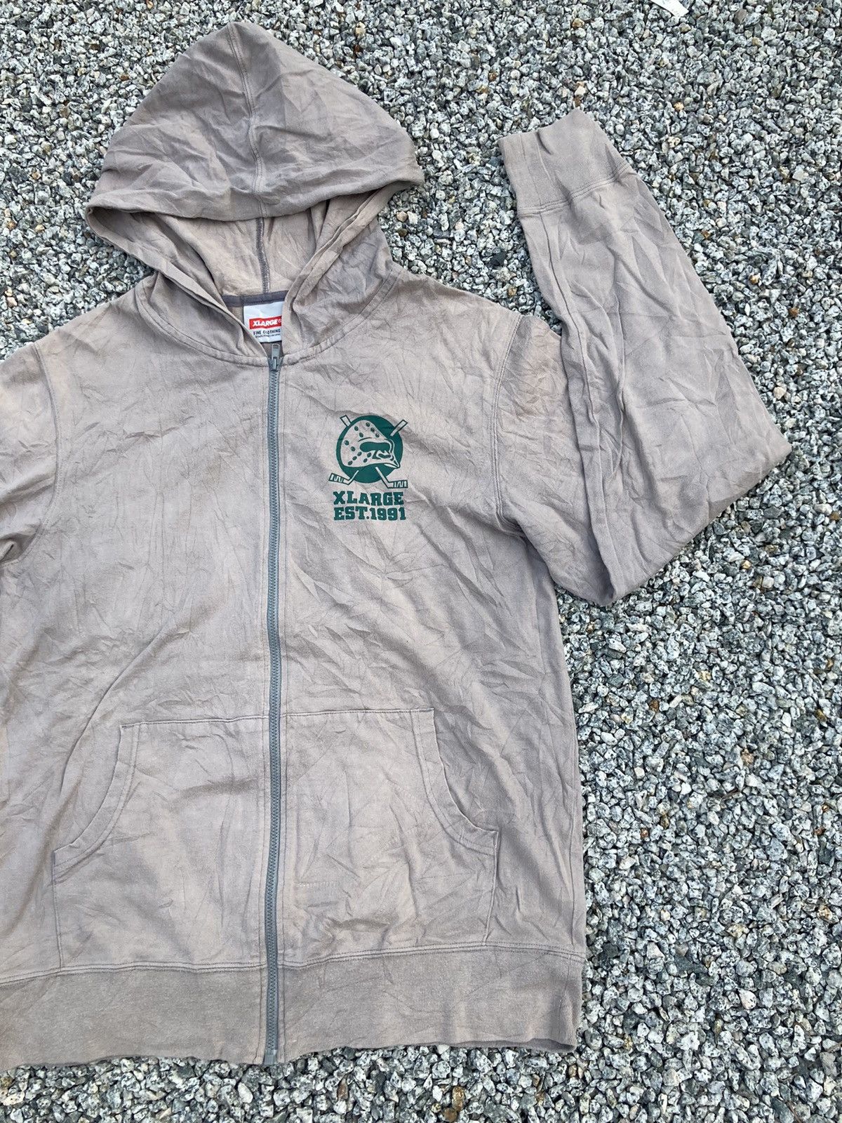 Xlarge X-Large Mighty Duck Zipper Hoodie Size US M / EU 48-50 / 2 - 3 Thumbnail