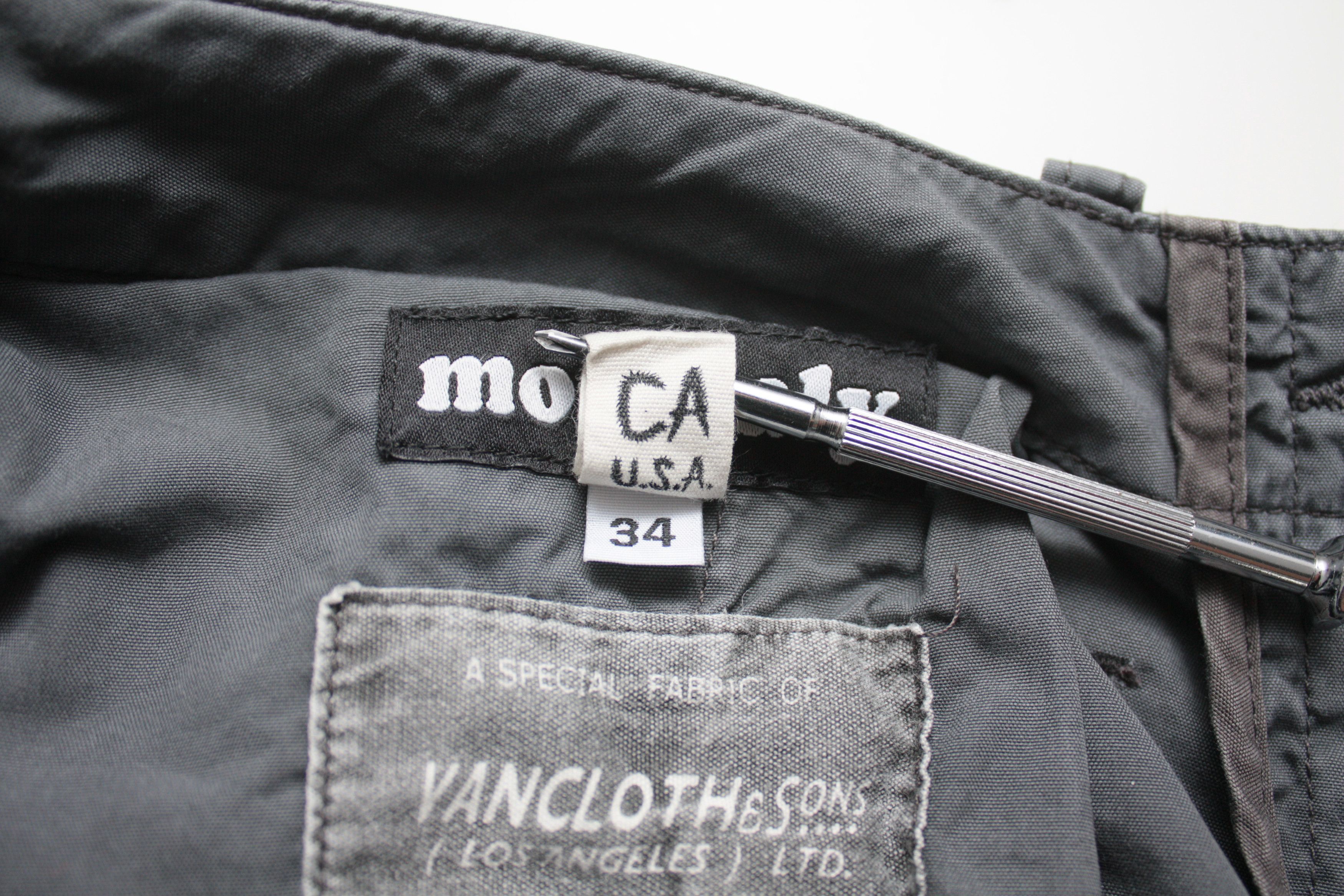 Monitaly Monitaly Six Pocket Easy Pants Stonewashed Gray Cargo USA Size US 32 / EU 48 - 5 Thumbnail