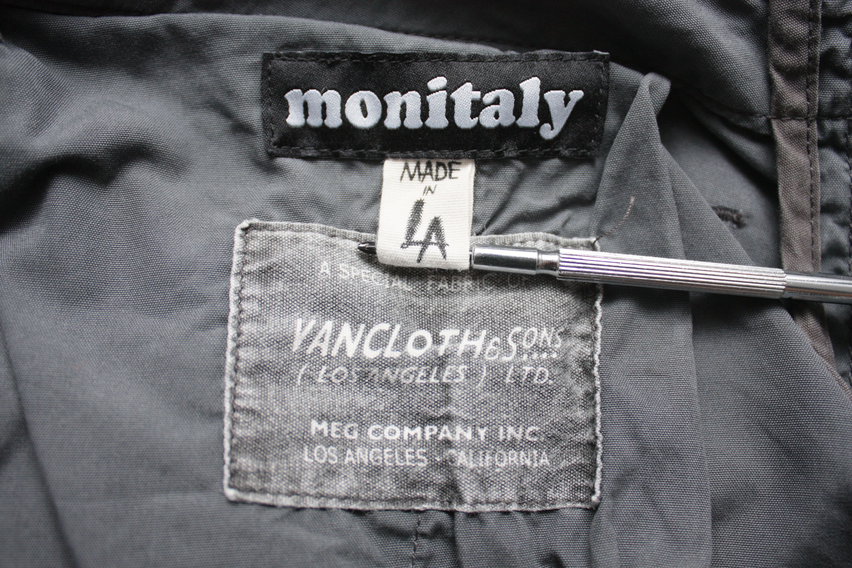 Monitaly Monitaly Six Pocket Easy Pants Stonewashed Gray Cargo USA Size US 32 / EU 48 - 4 Thumbnail