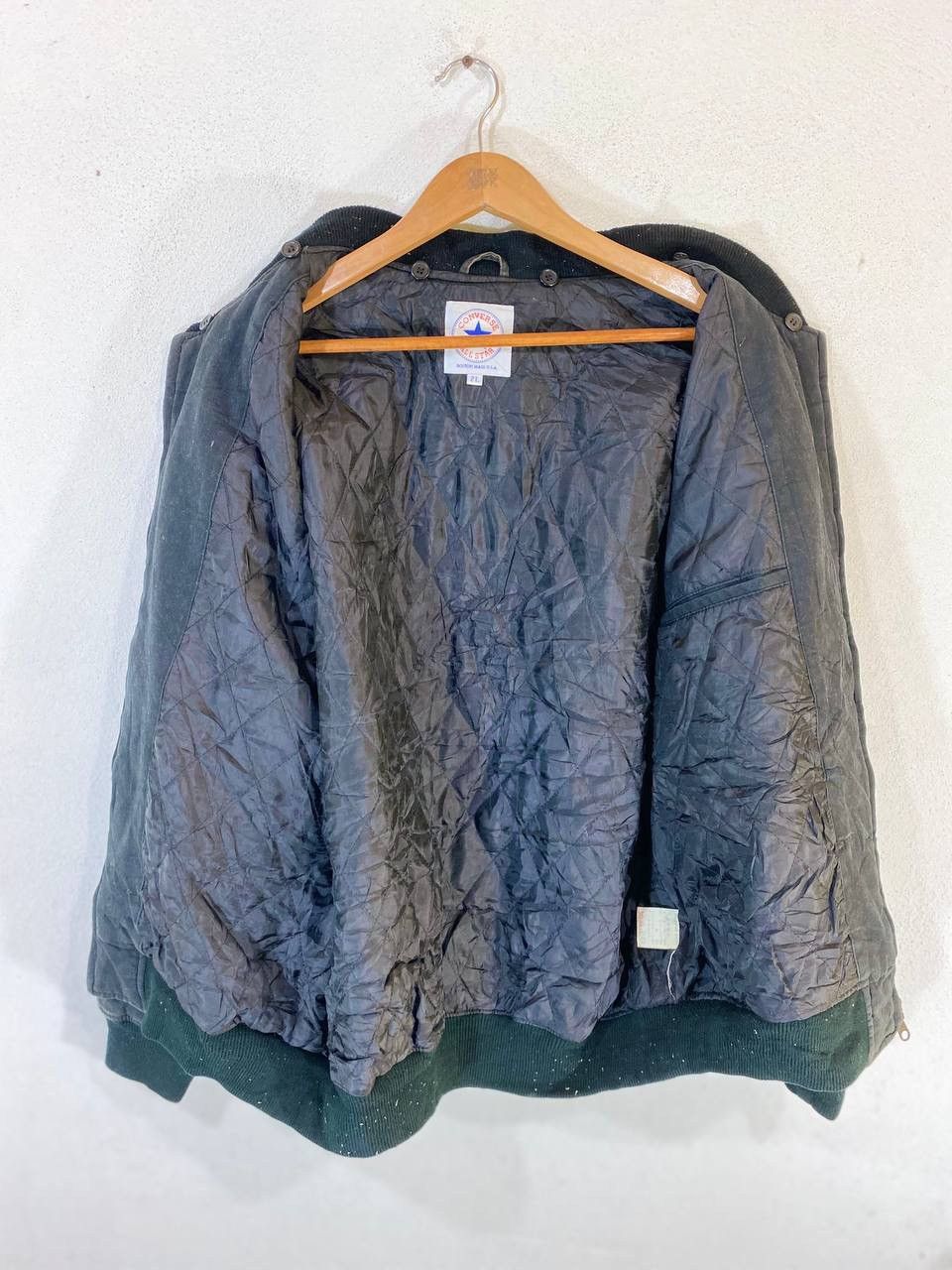 Converse Vintage CONVERSE ALLSTAR Bomber Jacket Size US XXL / EU 58 / 5 - 3 Thumbnail