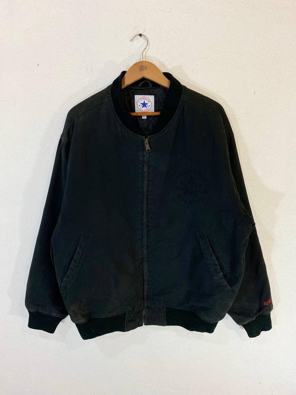 Converse Vintage CONVERSE ALLSTAR Bomber Jacket Size US XXL / EU 58 / 5 - 2 Thumbnail
