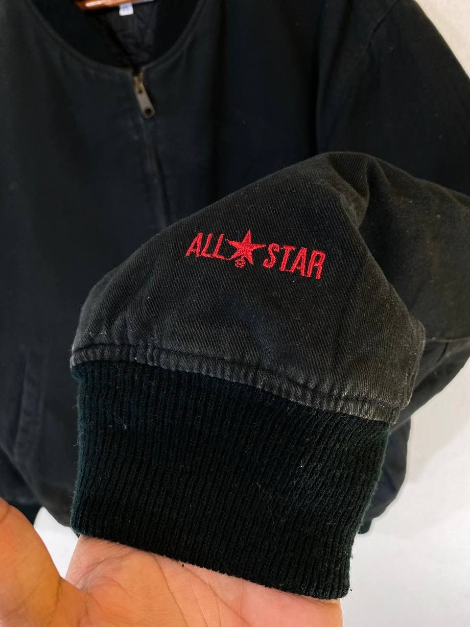 Converse Vintage CONVERSE ALLSTAR Bomber Jacket Size US XXL / EU 58 / 5 - 6 Thumbnail
