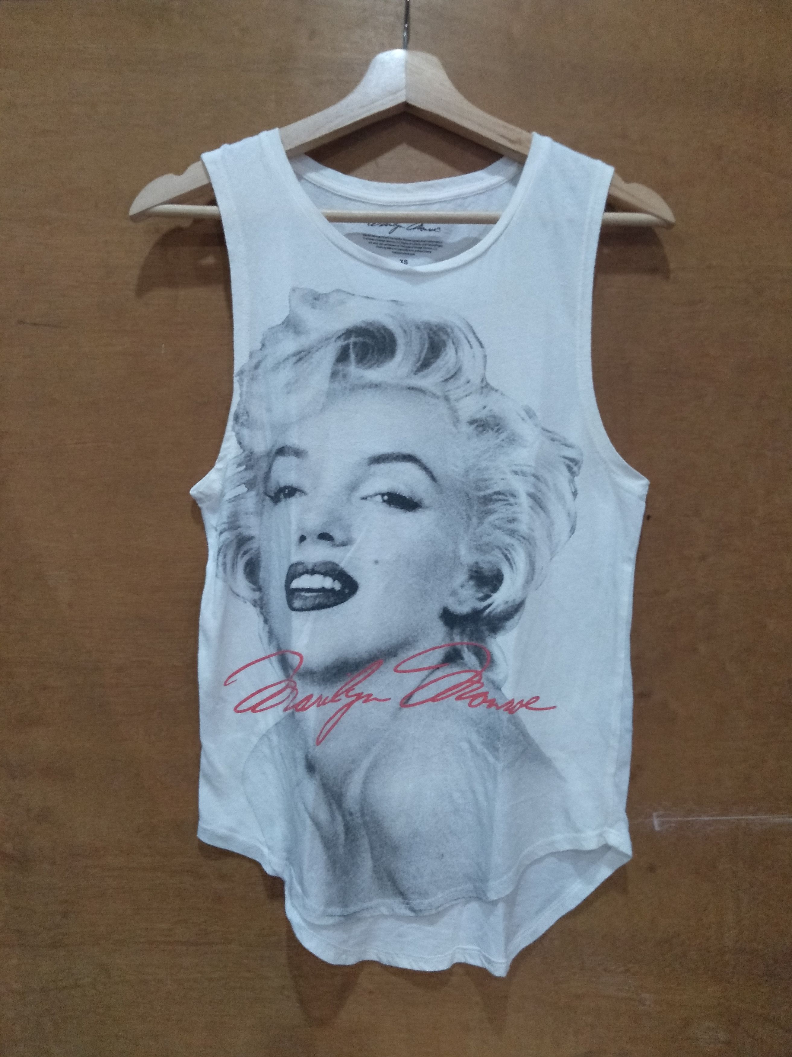 image of Band Tees x Rock T Shirt Marilyn Monroe Vd2 in White, Men's (Size Small)